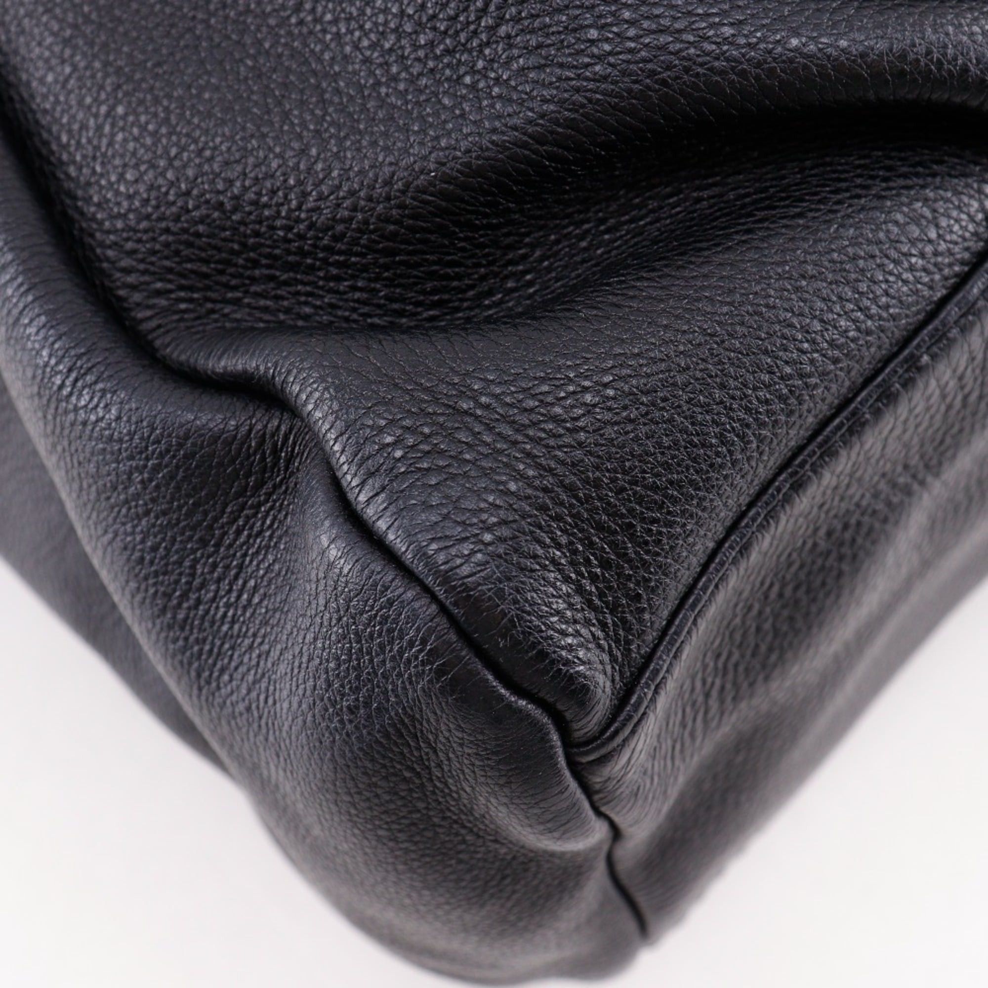 Marc by Marc Jacobs Marc by Marc Jacobs Marc by Jacobs Core Classic Q Fran Tote Bag, 2-Way Shoulder M3PE104, Leather, Black, 2-way, A4 size, Magnetic closure, Women's. Size ONE SIZE - 4 Thumbnail
