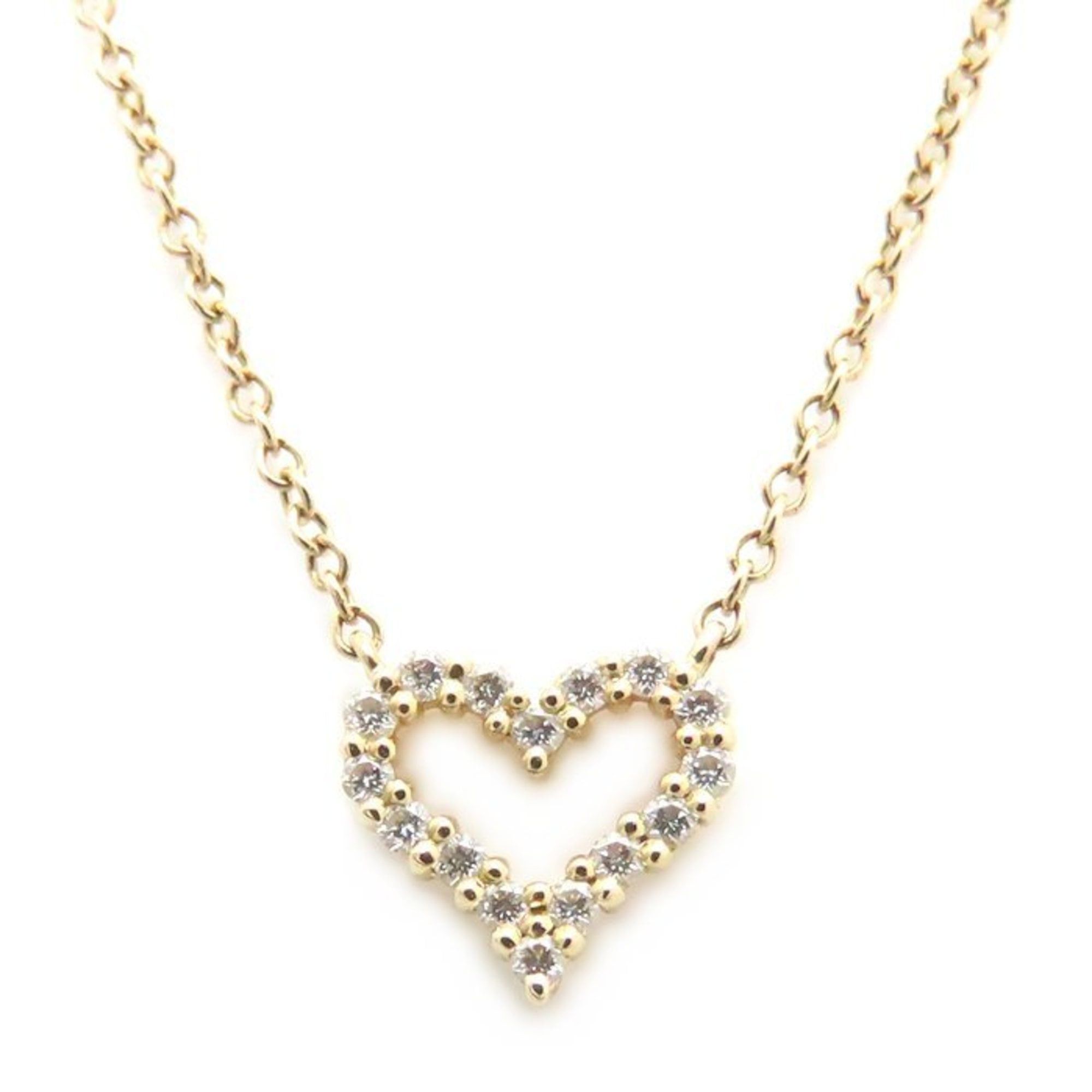 Tiffany & Co. TIFFANY&Co. Tiffany Sentimental Heart Necklace Extra Mini Diamond 18KPG Women's 295275 Size ONE SIZE - 2 Thumbnail