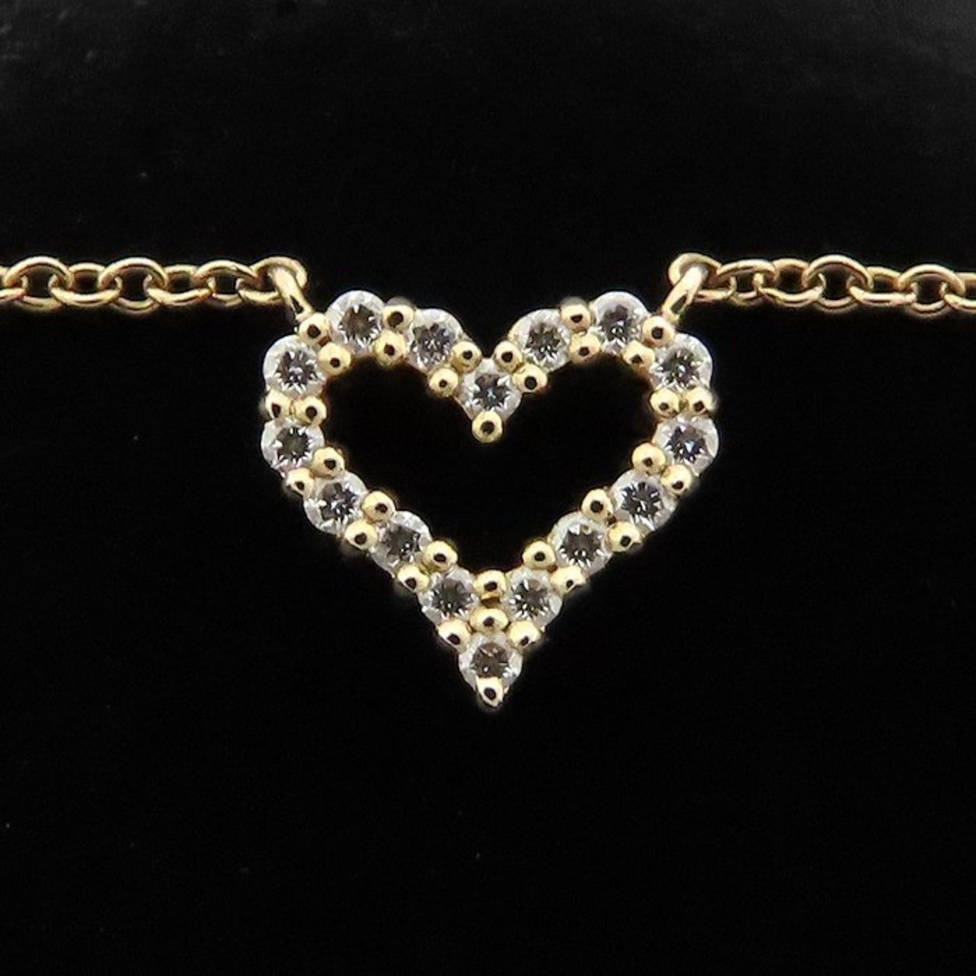 Tiffany & Co. TIFFANY&Co. Tiffany Sentimental Heart Necklace Extra Mini Diamond 18KPG Women's 295275 Size ONE SIZE - 6 Thumbnail