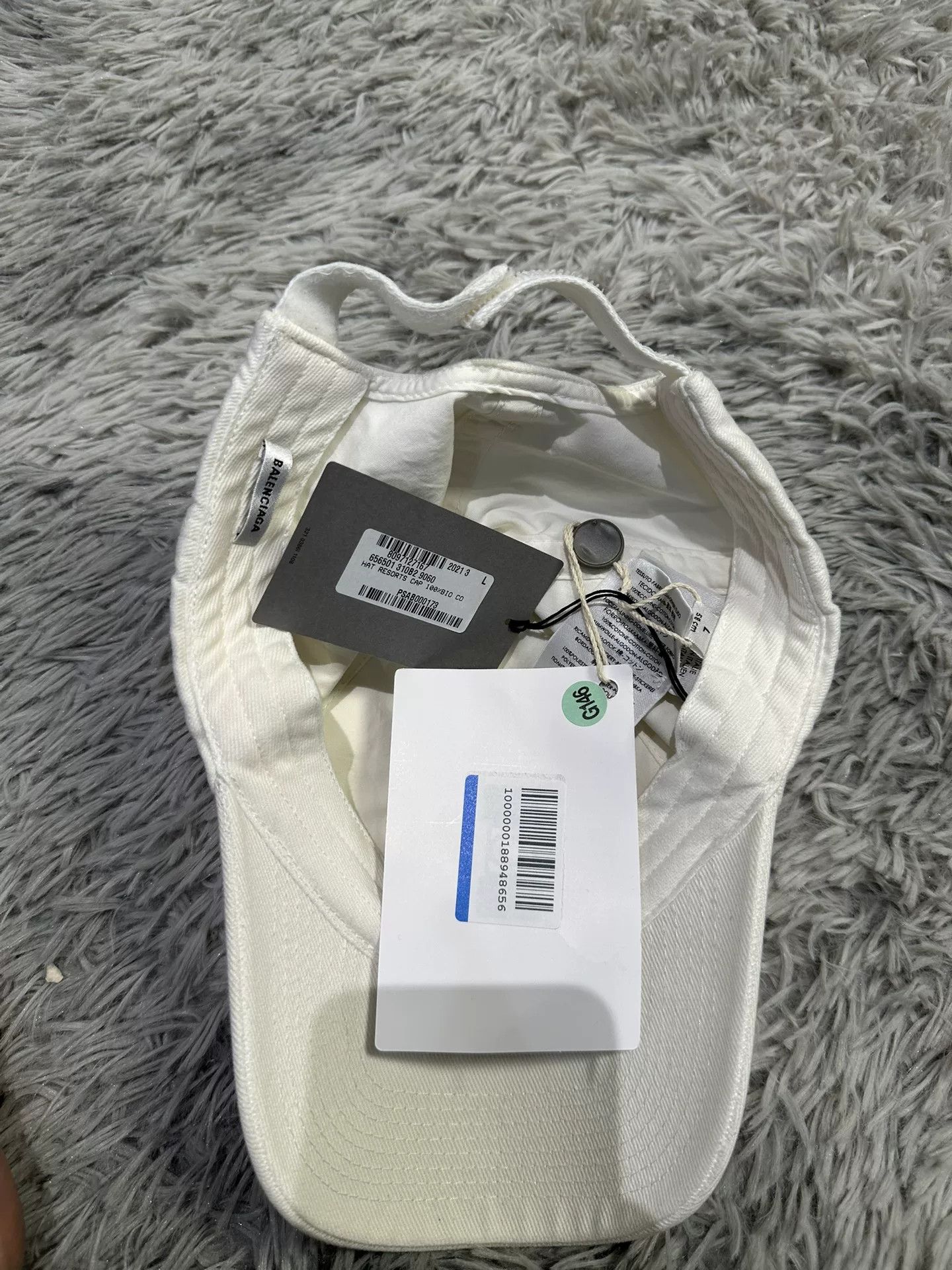 Balenciaga Balenciaga Hotel Series White Cap Size ONE SIZE - 3 Thumbnail