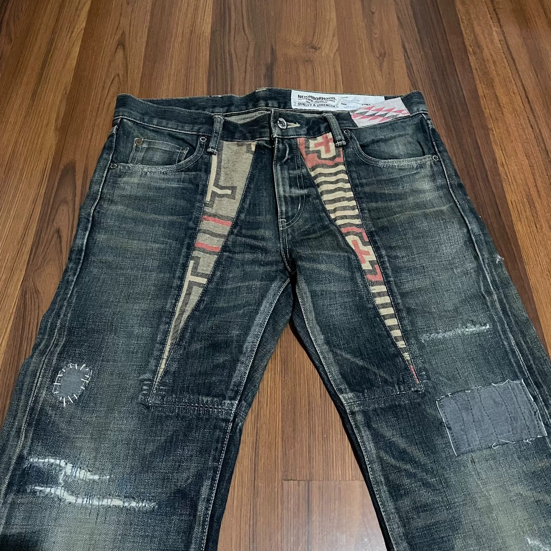 Neighborhood NEIGHBORHOOD 17SS 17AW Tusk King Jeans Size US 31 - 3 Thumbnail