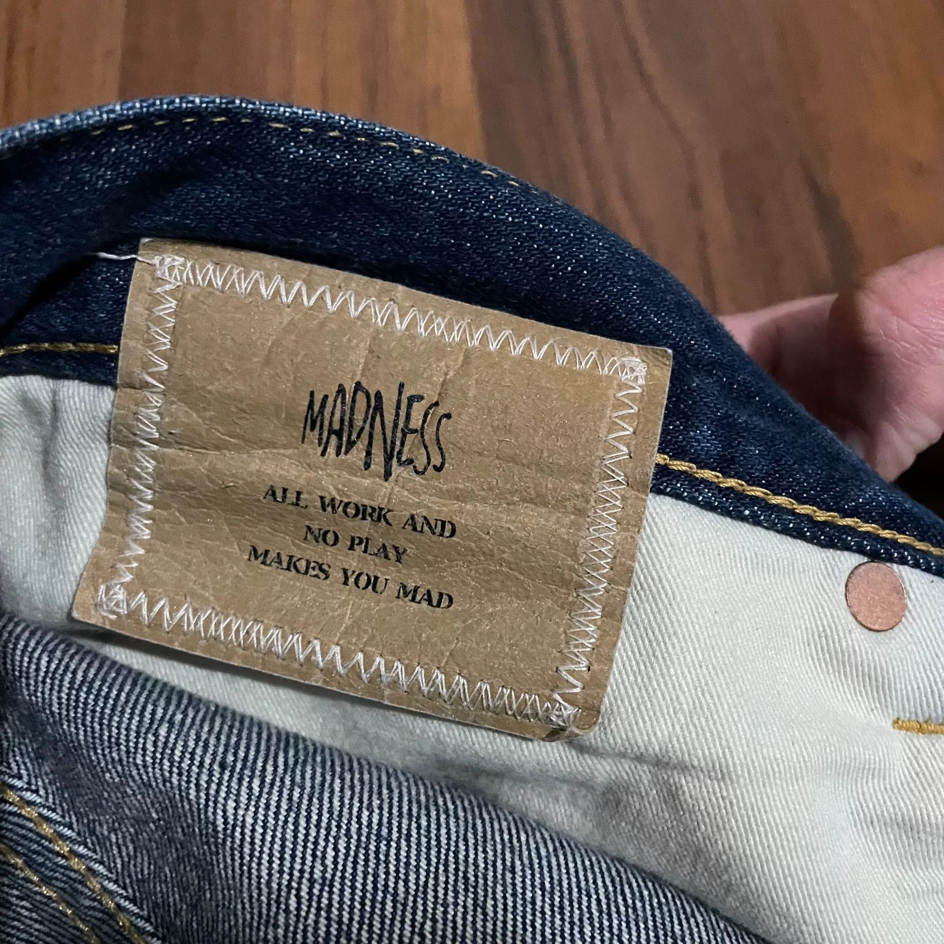 Madness MADNESS 23AW Denim Jeans Size US 31 - 6 Thumbnail