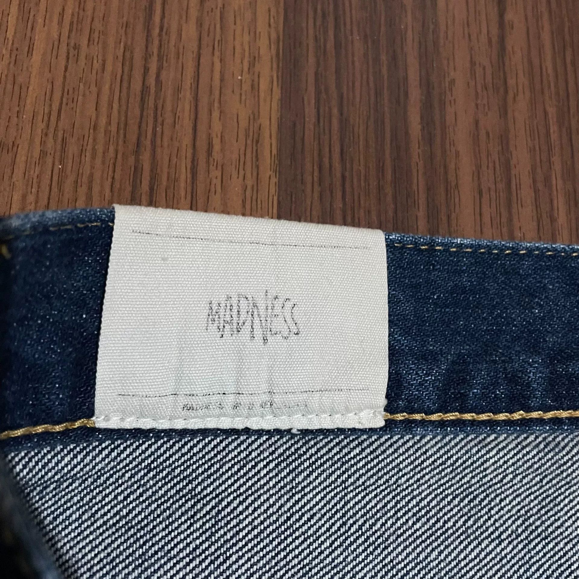 Madness MADNESS 23AW Denim Jeans Size US 31 - 3 Thumbnail