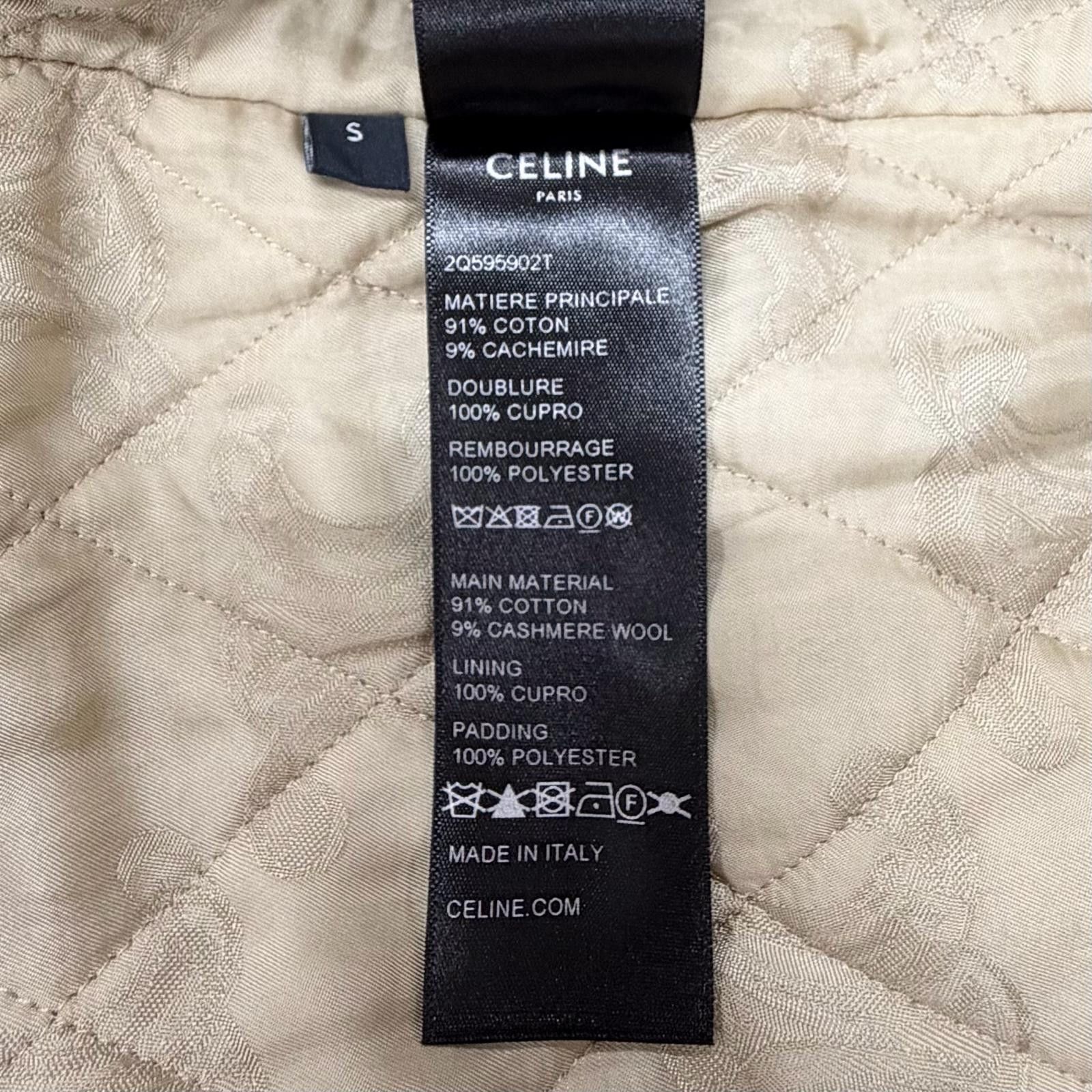 Celine Celine Celine Cotton Jacket Textile Outerwear 2Q595902T DUTY FREE for USA Size ONE SIZE - 10 Thumbnail