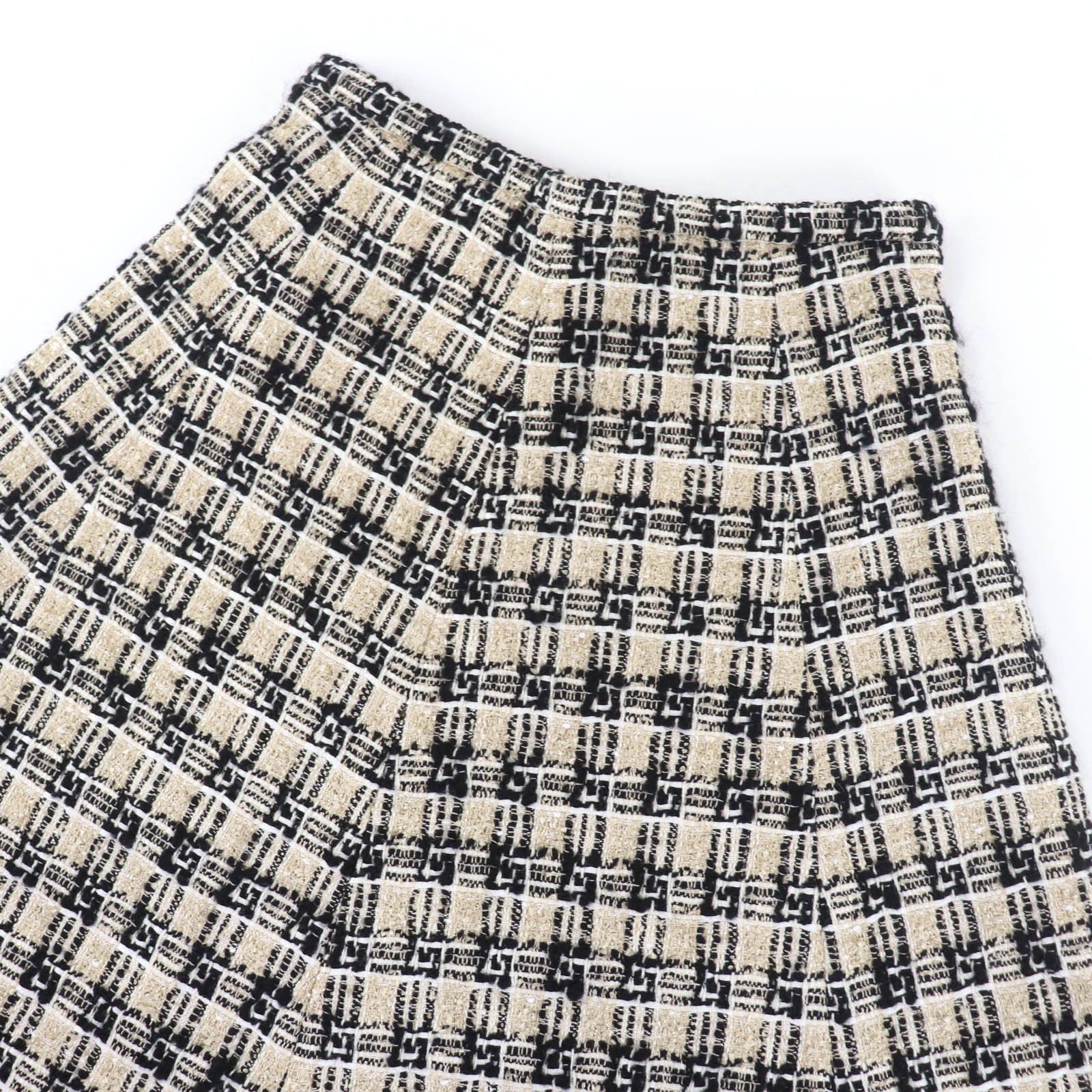 Gucci Gucci Gucci G Logo Tweed Flared Skirt Textile Skirts DUTY FREE for USA Size ONE SIZE - 3 Thumbnail