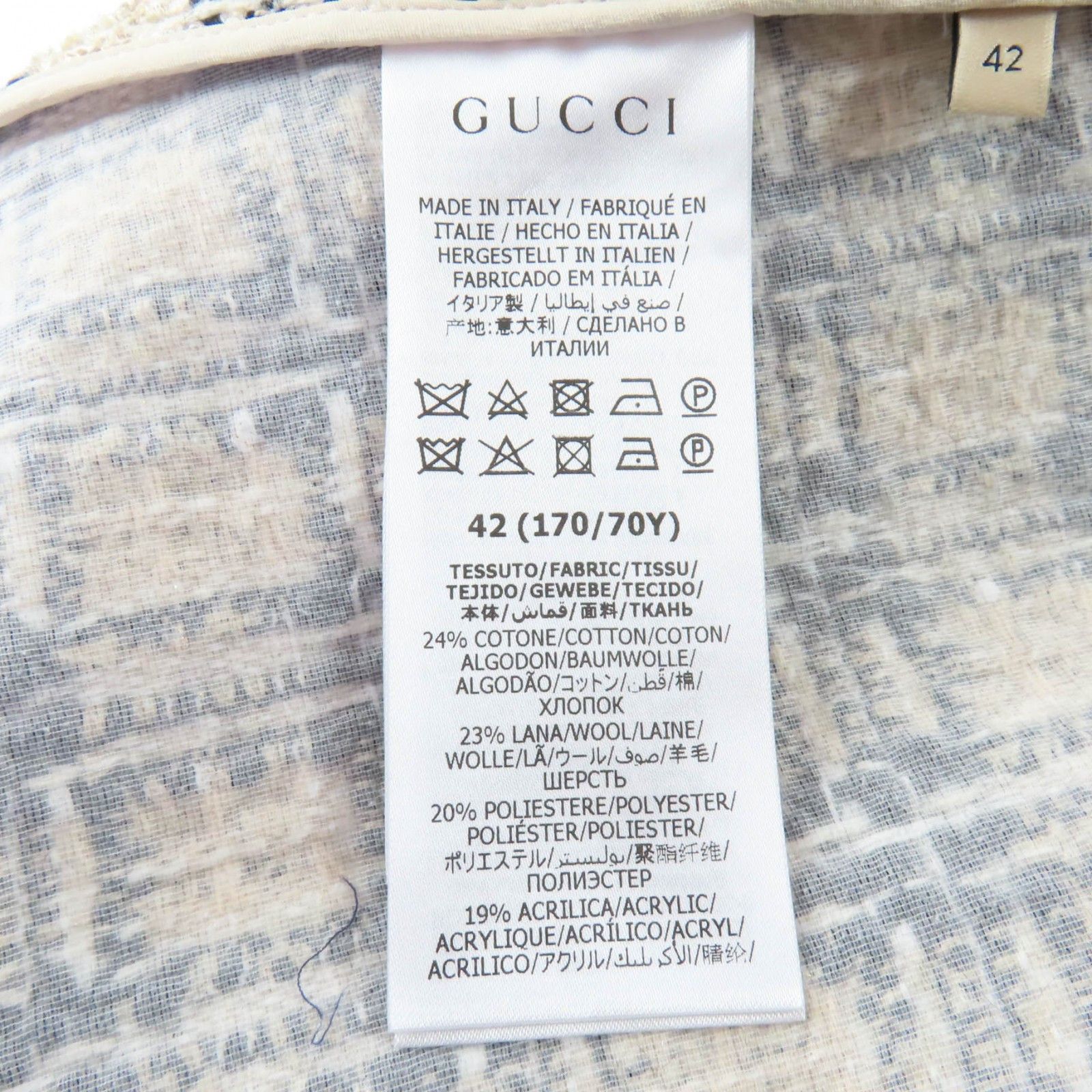 Gucci Gucci Gucci G Logo Tweed Flared Skirt Textile Skirts DUTY FREE for USA Size ONE SIZE - 9 Thumbnail
