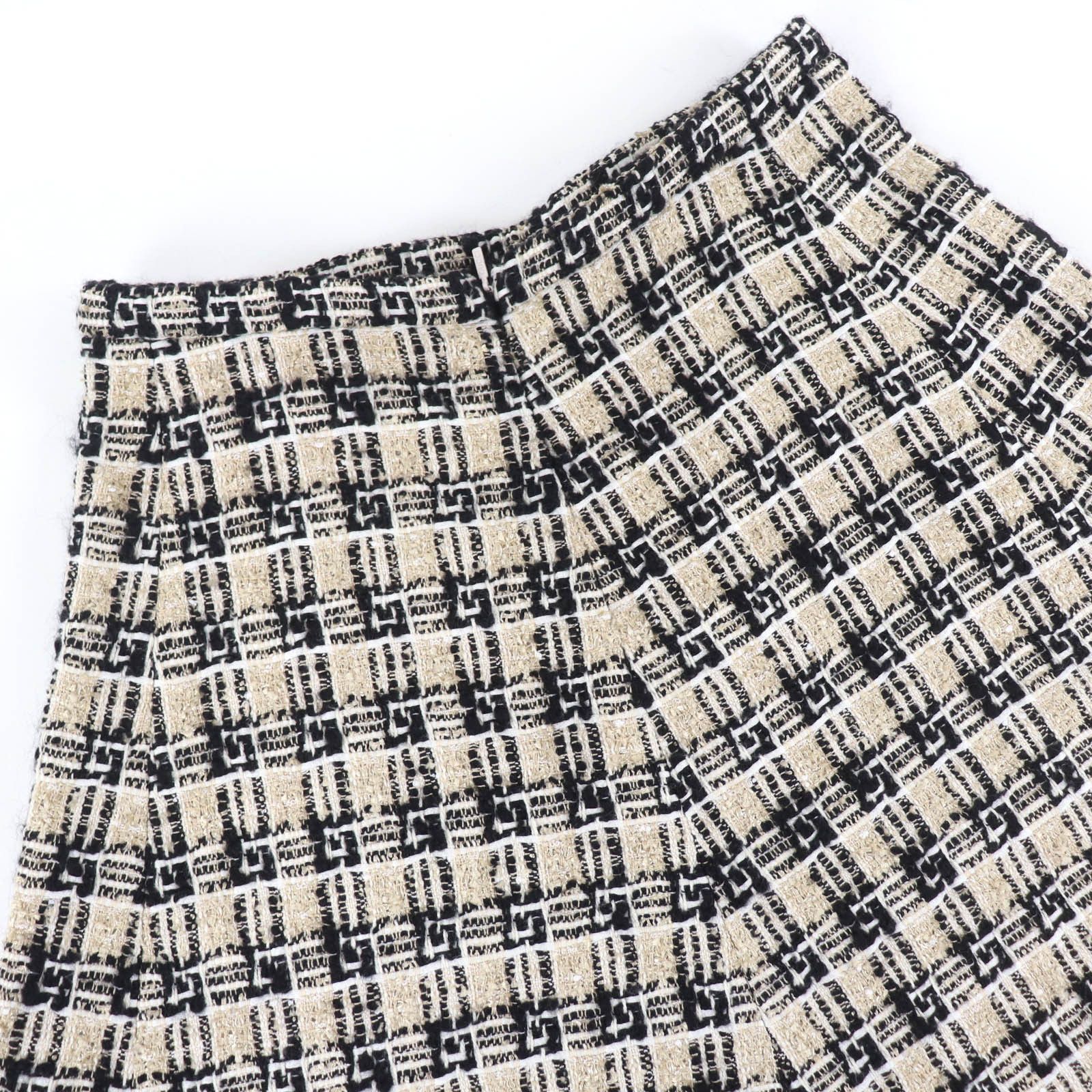 Gucci Gucci Gucci G Logo Tweed Flared Skirt Textile Skirts DUTY FREE for USA Size ONE SIZE - 4 Thumbnail
