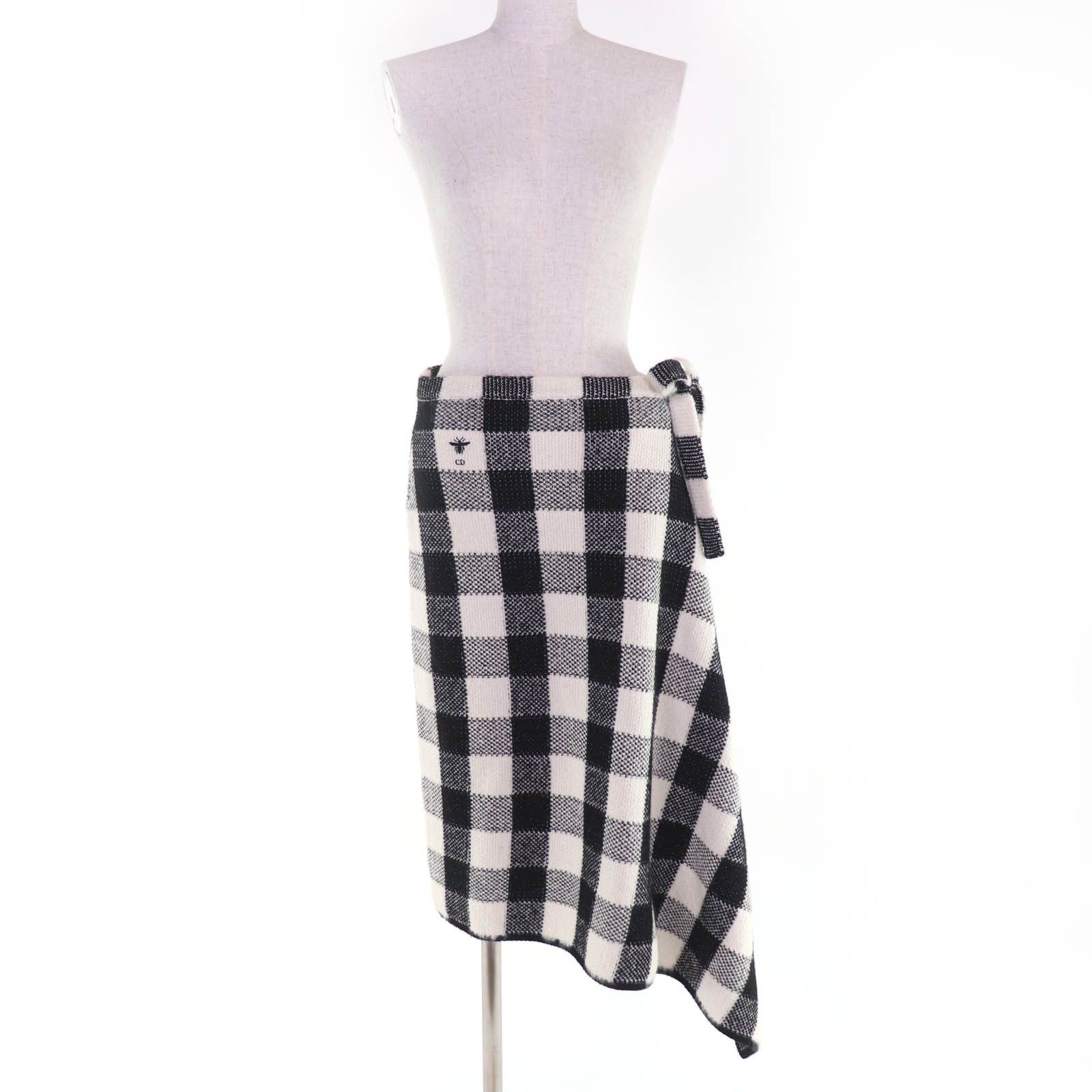 Dior Dior Christian Dior Wool Alpaca Blend Asymmetric Skirt Textile Skirts DUTY FREE for USA Size ONE SIZE - 2 Thumbnail