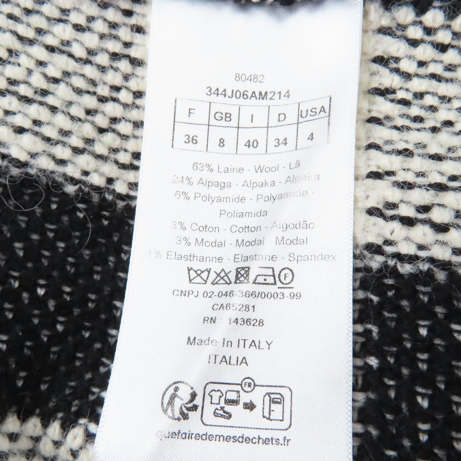 Dior Dior Christian Dior Wool Alpaca Blend Asymmetric Skirt Textile Skirts DUTY FREE for USA Size ONE SIZE - 8 Thumbnail
