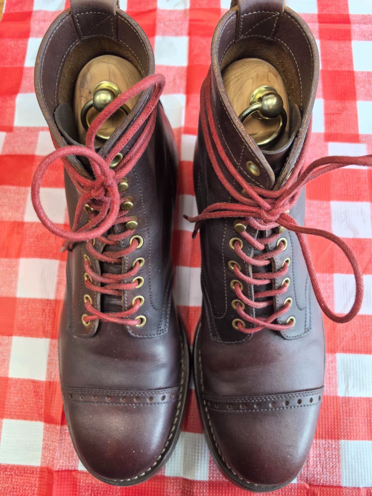 Clinch Boots Clinch Cap-toe Cherry Red Boots Size US 8.5 / EU 41-42 - 2 Thumbnail
