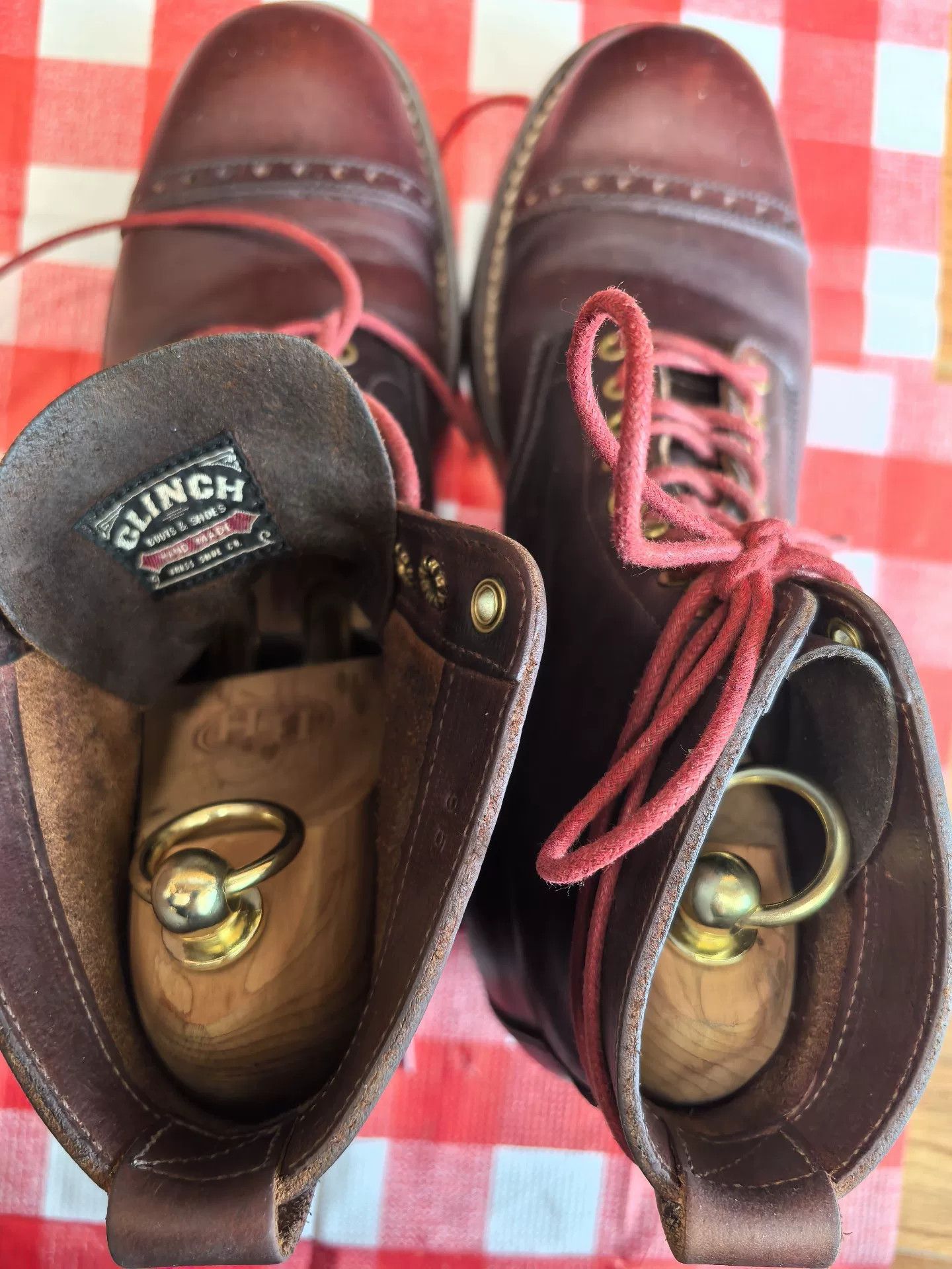 Clinch Boots Clinch Cap-toe Cherry Red Boots Size US 8.5 / EU 41-42 - 5 Thumbnail