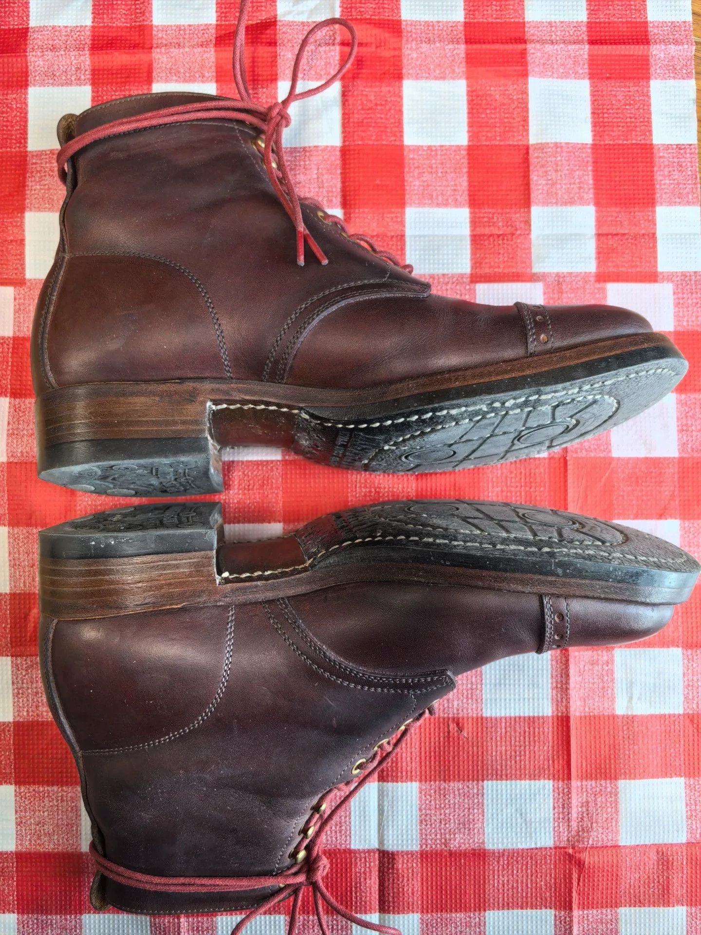 Clinch Boots Clinch Cap-toe Cherry Red Boots Size US 8.5 / EU 41-42 - 4 Thumbnail