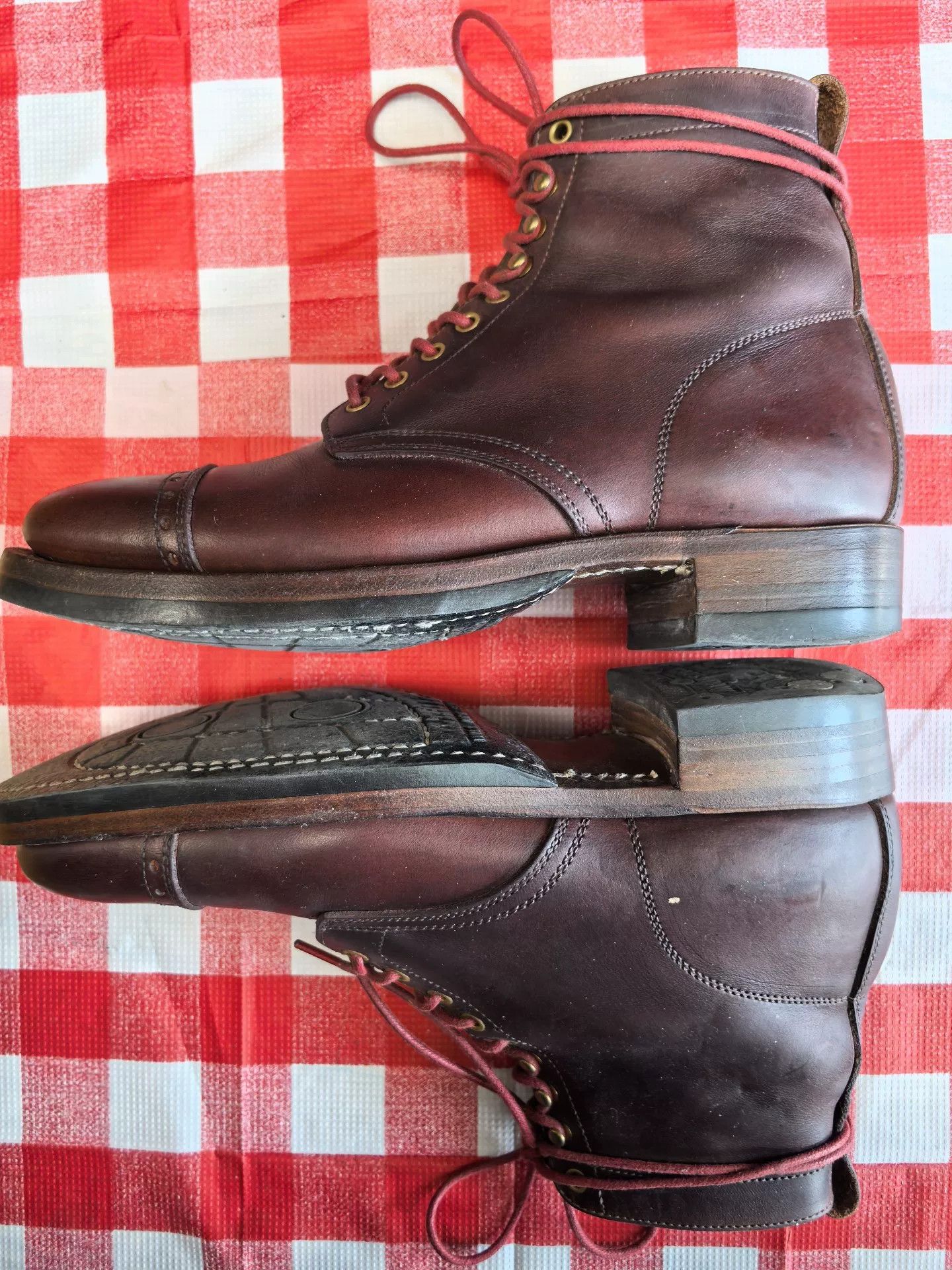 Clinch Boots Clinch Cap-toe Cherry Red Boots Size US 8.5 / EU 41-42 - 3 Thumbnail