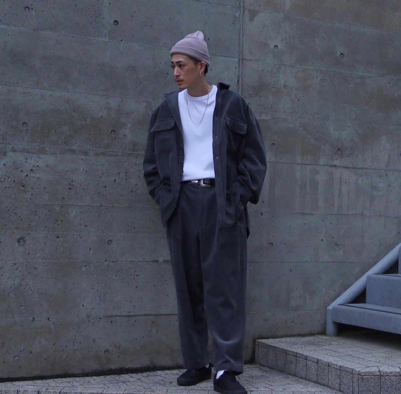 Japanese Brand Cootie Wide Corduroy 2 Tuck Trousers Size US 31 - 4 Thumbnail