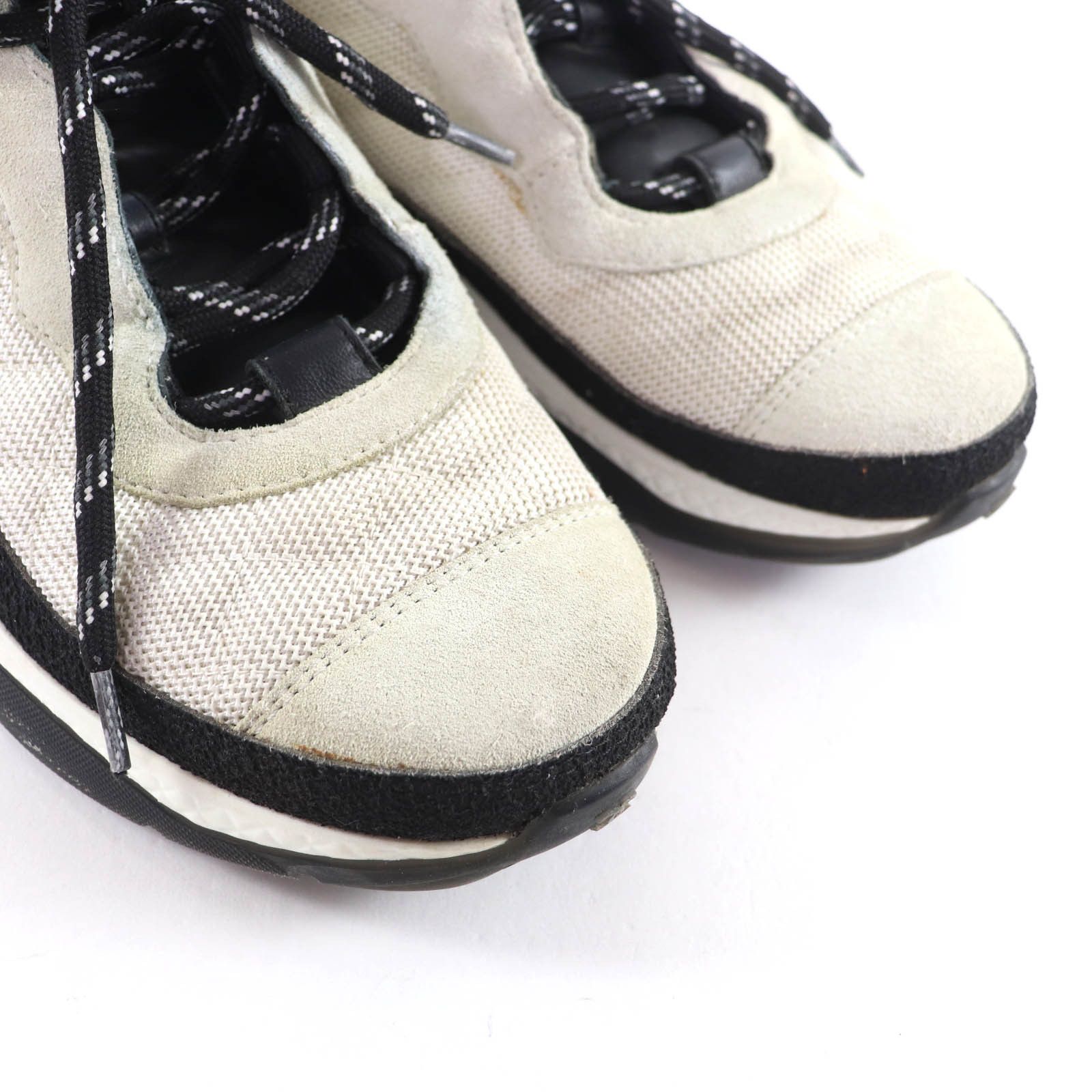 Chanel Chanel Chanel Leather Mesh Sneakers Leather Shoes DUTY FREE for USA Size ONE SIZE - 7 Thumbnail