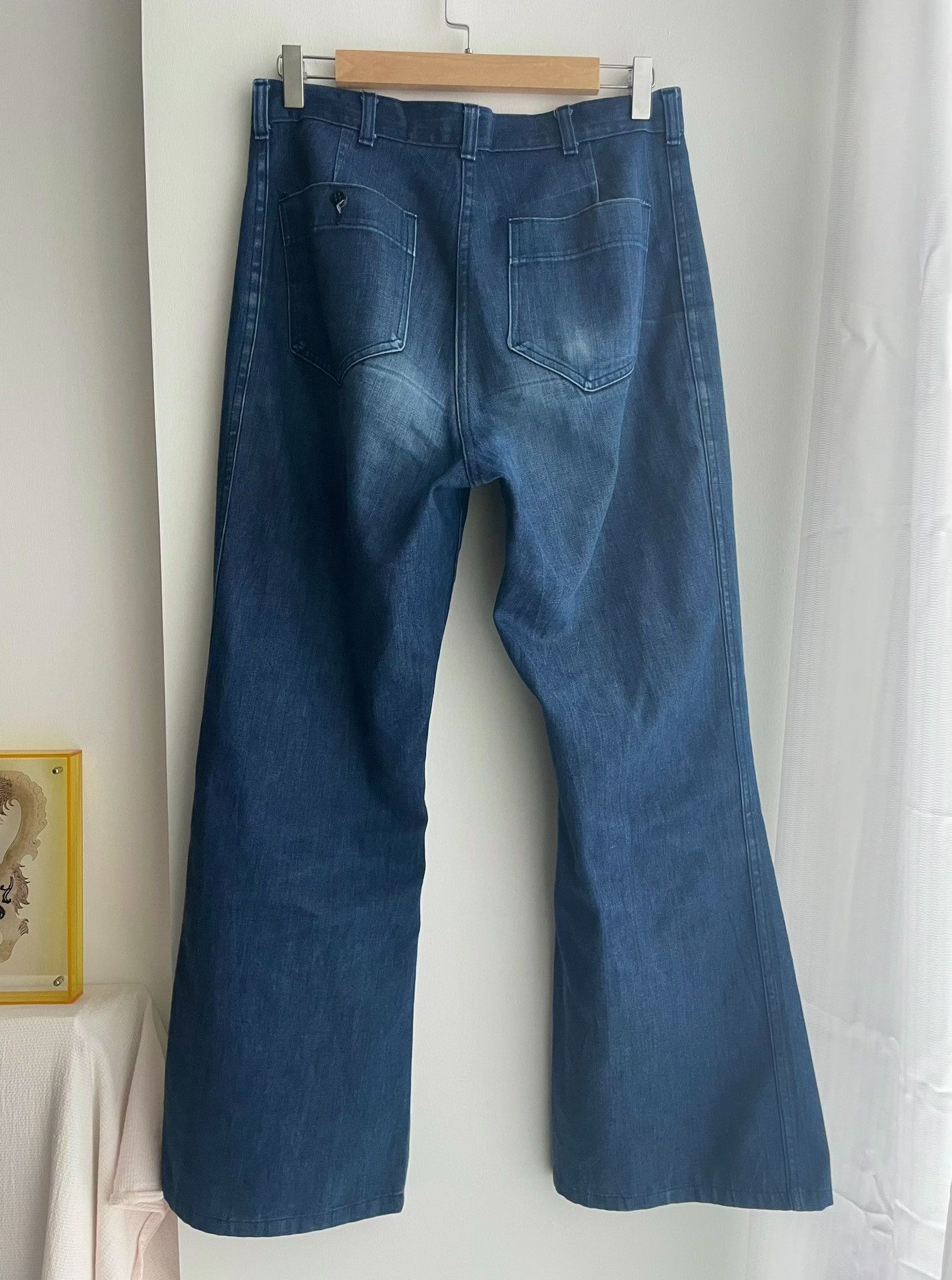 Vintage Vintage US Navy Sailor Flare Jeans Size US 31 - 6 Thumbnail