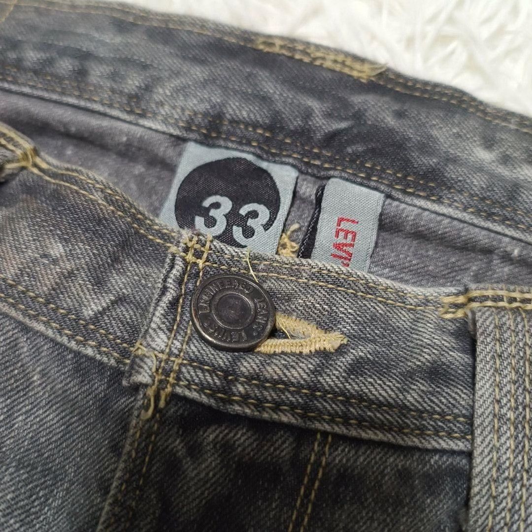 Levi's Levi's 00s Vintage LEJ Black Gray Jeans Size US 31 - 3 Thumbnail