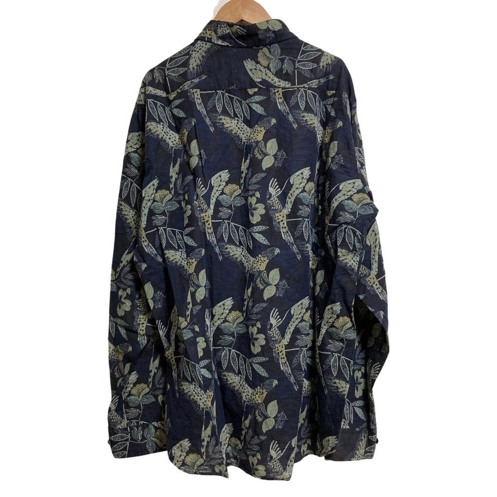 Etro Etro Etro Flower Bird Print Linen Shirt Textile Dress Shirt DUTY FREE for USA Size ONE SIZE - 2 Thumbnail