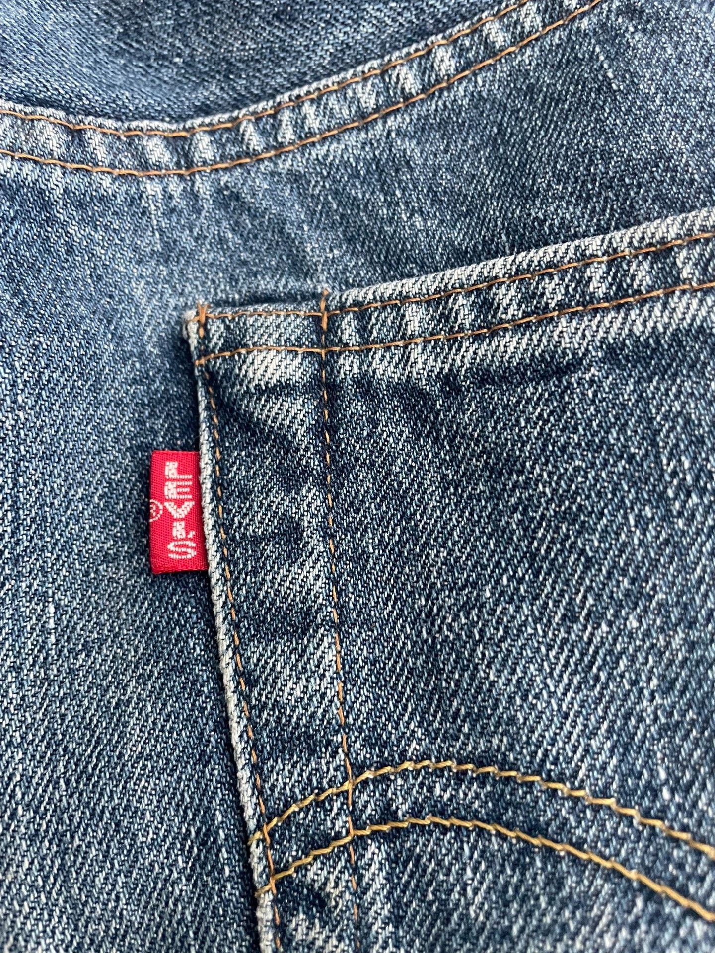 Levi's Vintage Clothing 90s Levis 504z Straight Selvedge Jeans Size US 31 - 6 Thumbnail