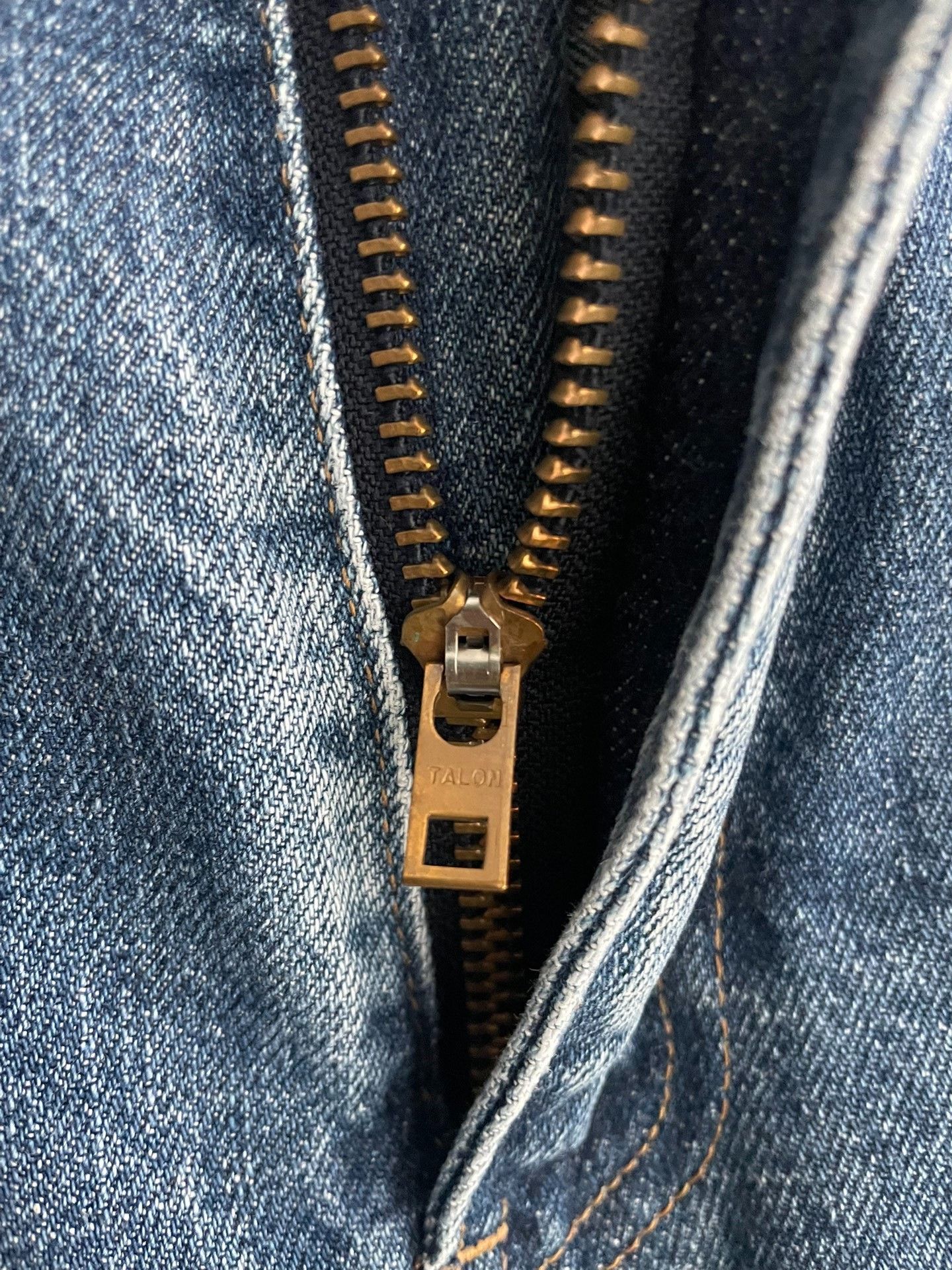 Levi's Vintage Clothing 90s Levis 504z Straight Selvedge Jeans Size US 31 - 3 Thumbnail