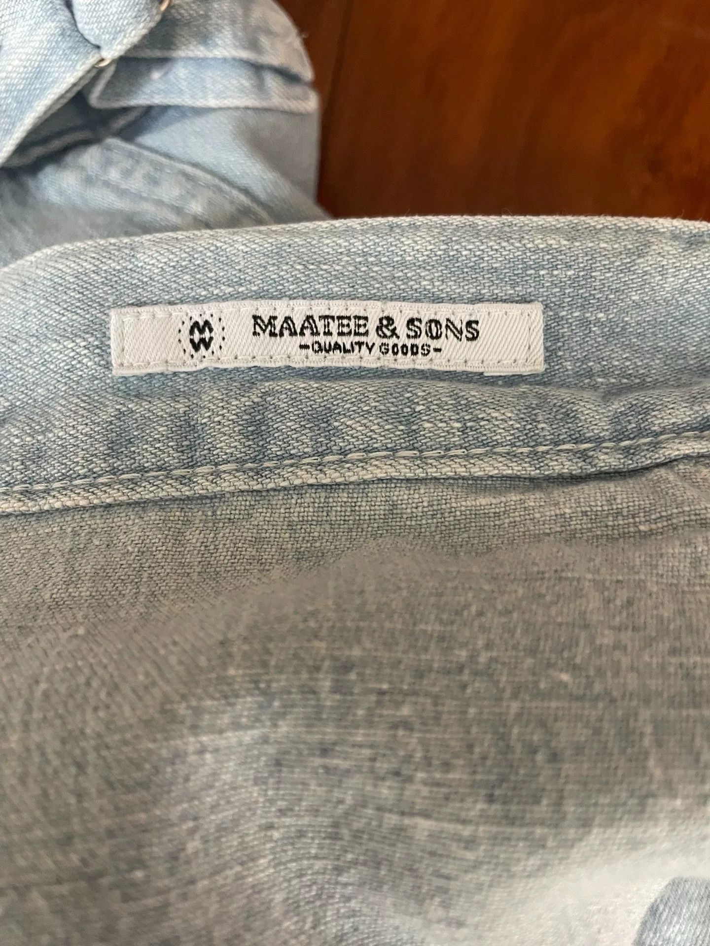 MAATEE & SONS Washed Paint Splatter Distressed M35 Jeans Size US 31 - 5 Thumbnail