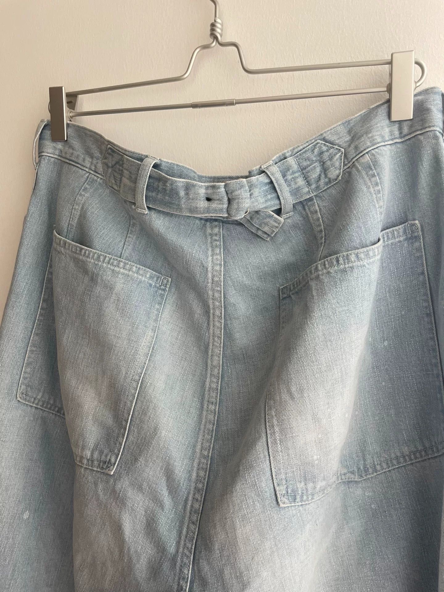 MAATEE & SONS Washed Paint Splatter Distressed M35 Jeans Size US 31 - 4 Thumbnail