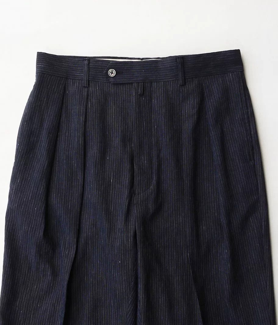 Other NEAT Italian Fabric Navy Pinstripe Trousers Size US 31 - 7 Thumbnail