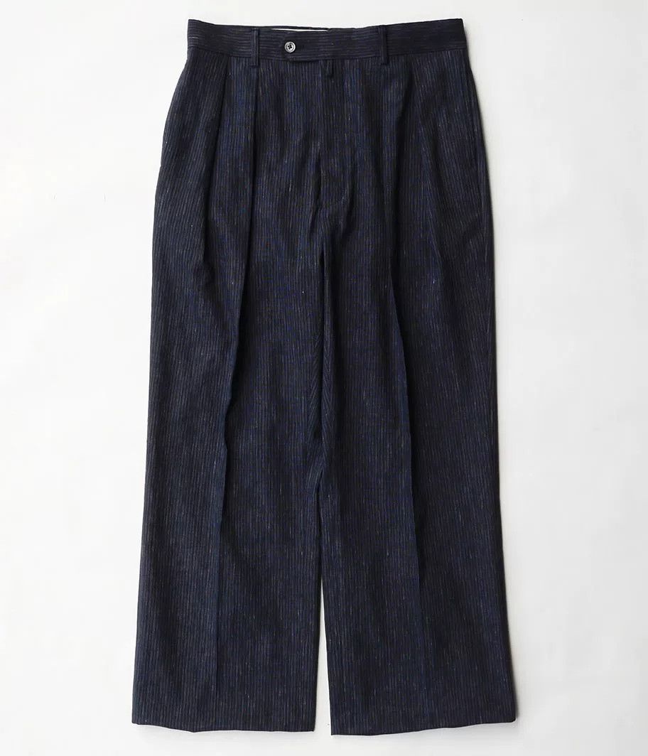Other NEAT Italian Fabric Navy Pinstripe Trousers Size US 31 - 5 Thumbnail