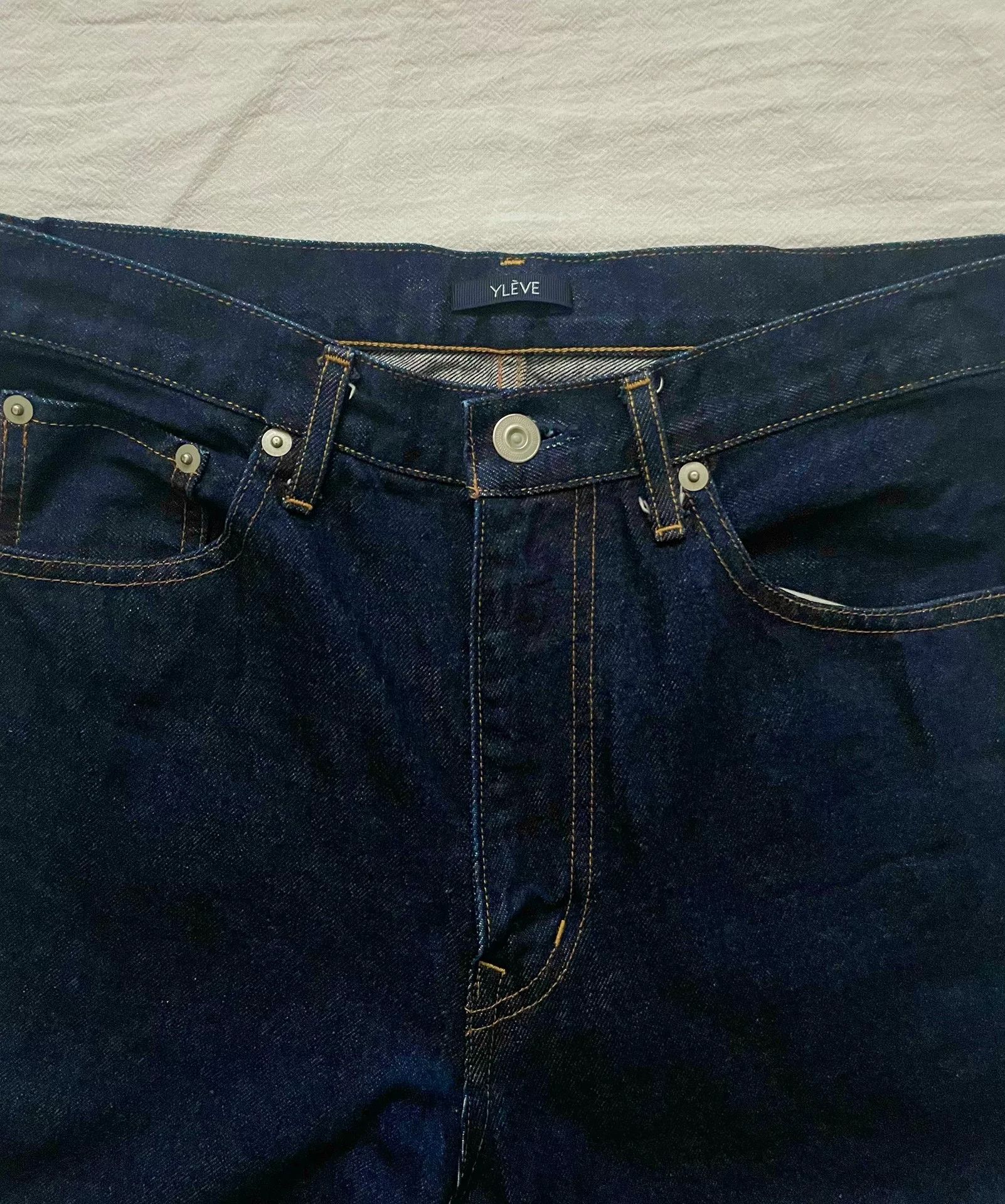 Enfin Leve Yleve Japanese Original Denim Jeans Size US 31 - 3 Thumbnail