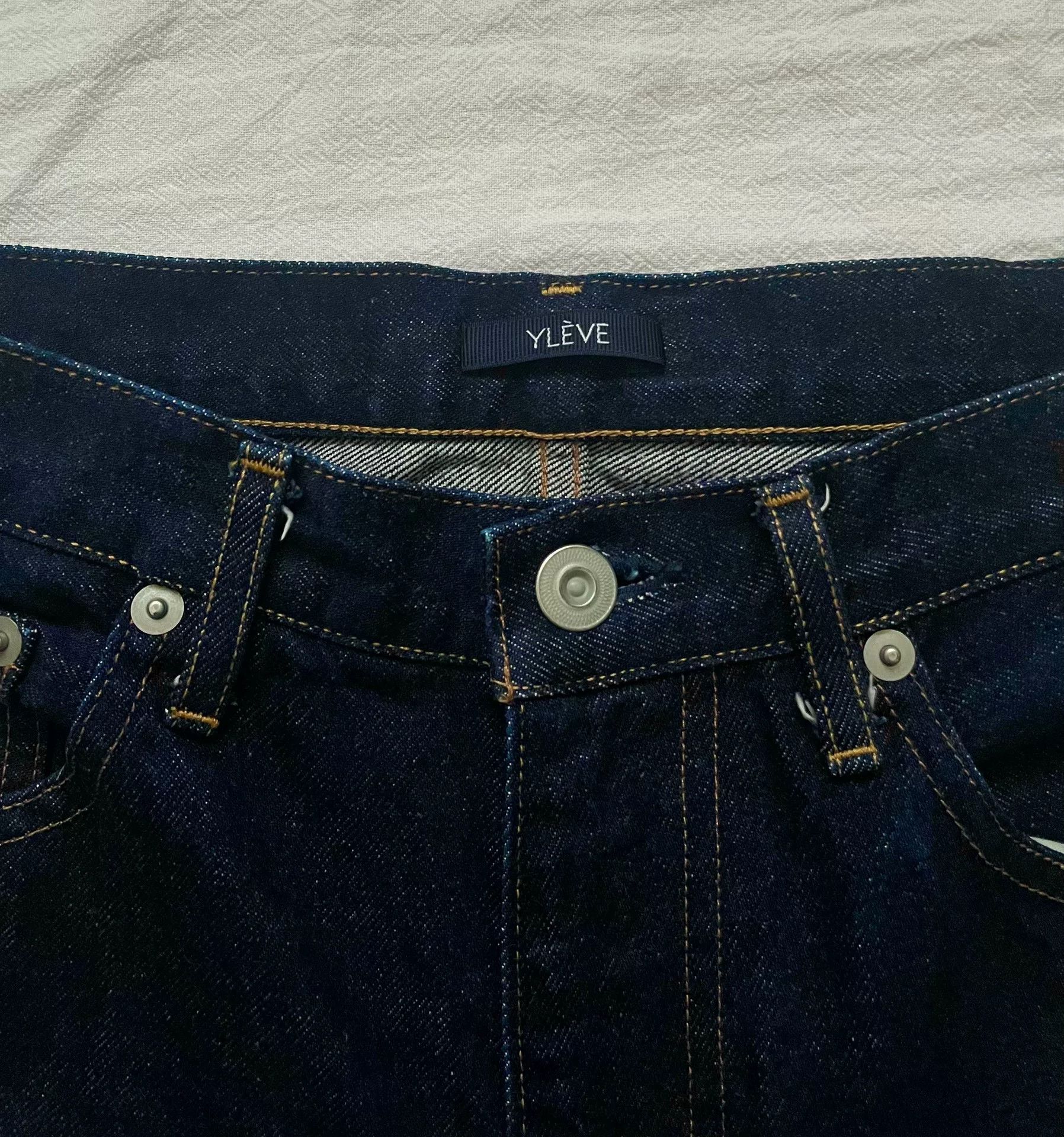 Enfin Leve Yleve Japanese Original Denim Jeans Size US 31 - 4 Thumbnail