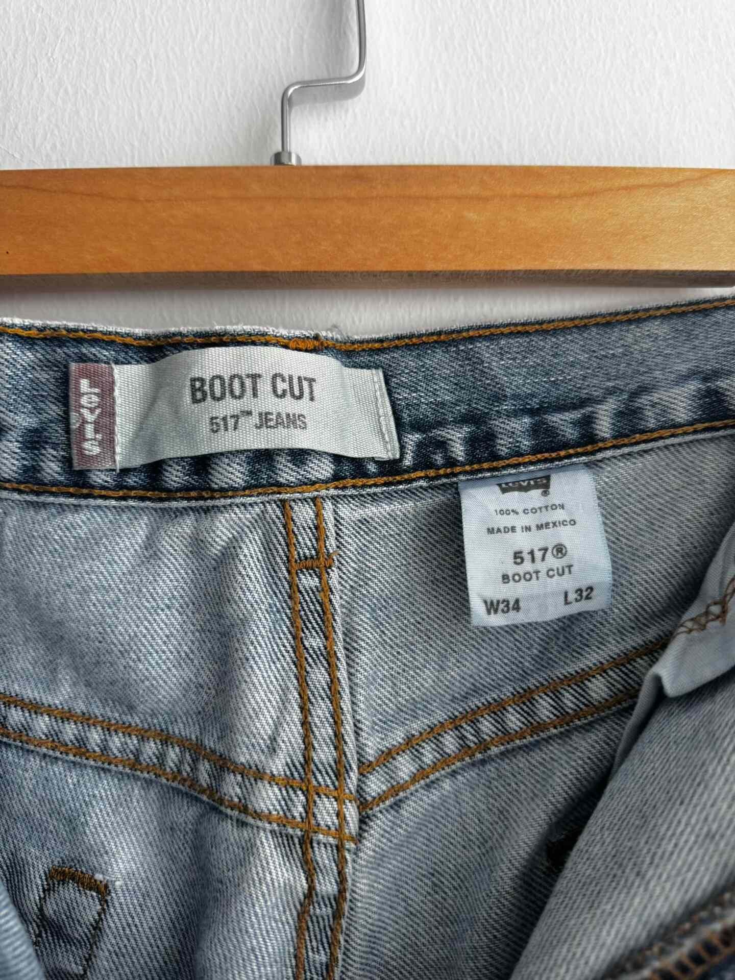 Vintage 00s Vintage Levis 517 Bootcut Jeans Size US 31 - 7 Thumbnail