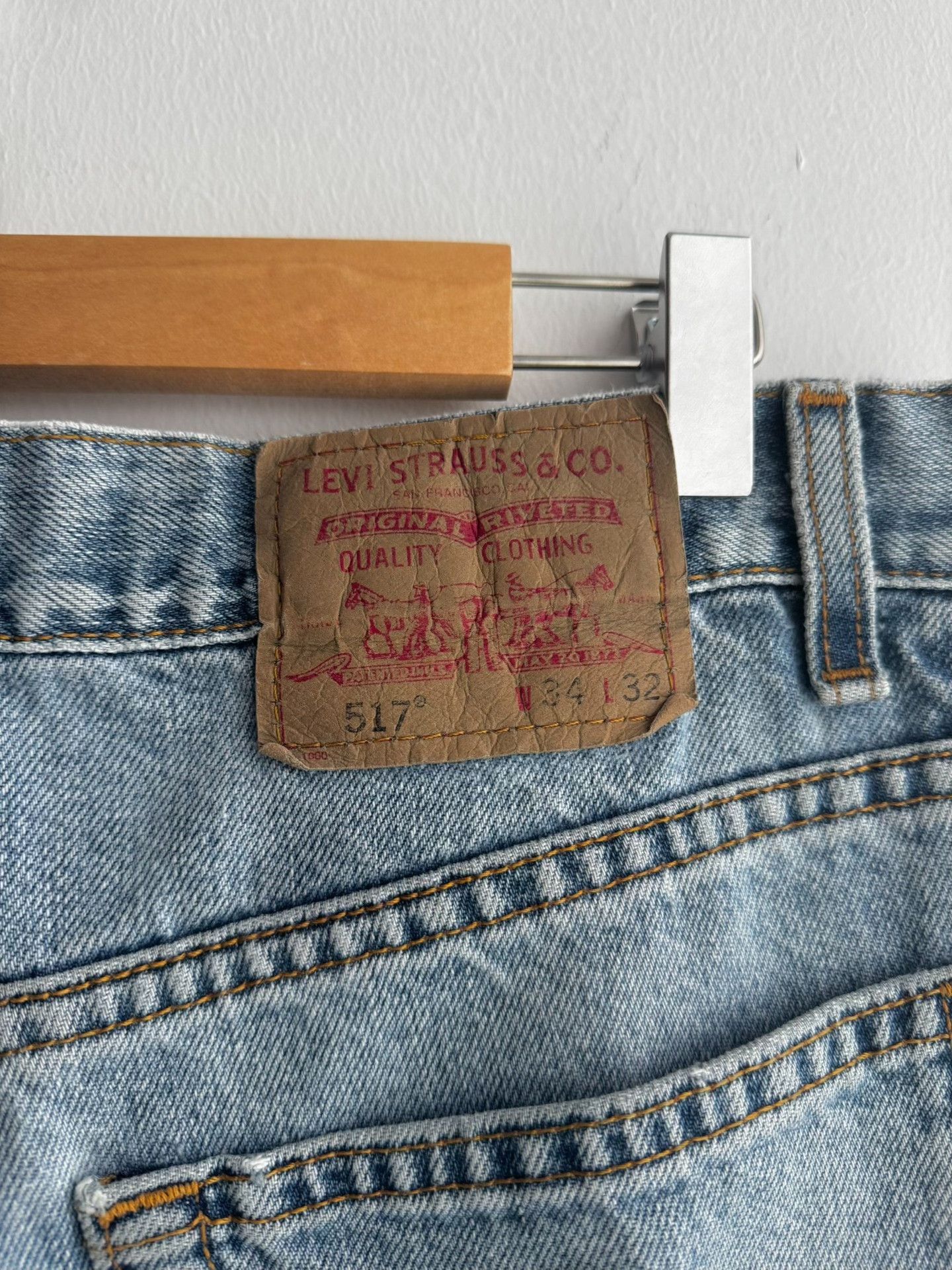 Vintage 00s Vintage Levis 517 Bootcut Jeans Size US 31 - 4 Thumbnail