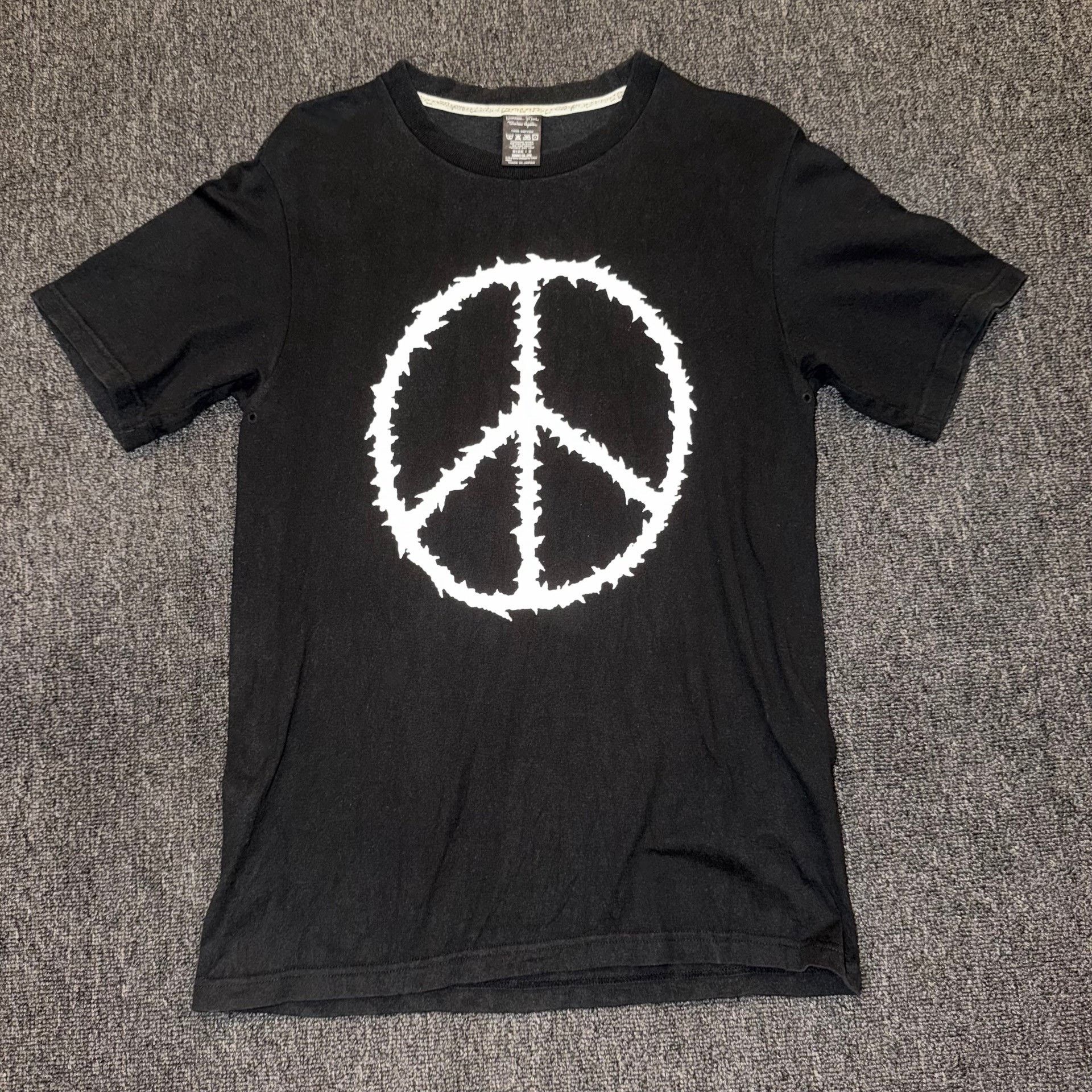 Takahiromiyashita The Soloist. Number (N)ine 2008 Peace Mark T-Shirt Size US M / EU 48-50 / 2 - 4 Thumbnail
