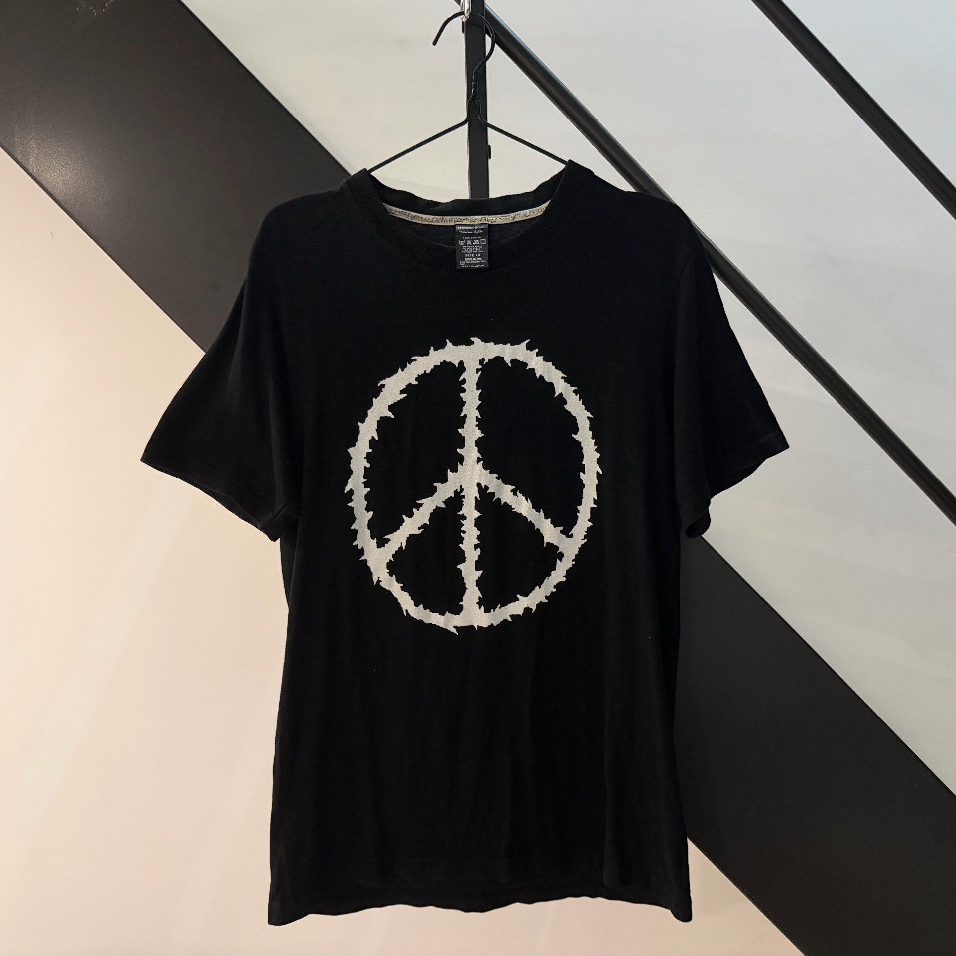 Takahiromiyashita The Soloist. Number (N)ine 2008 Peace Mark T-Shirt Size US M / EU 48-50 / 2 - 2 Thumbnail