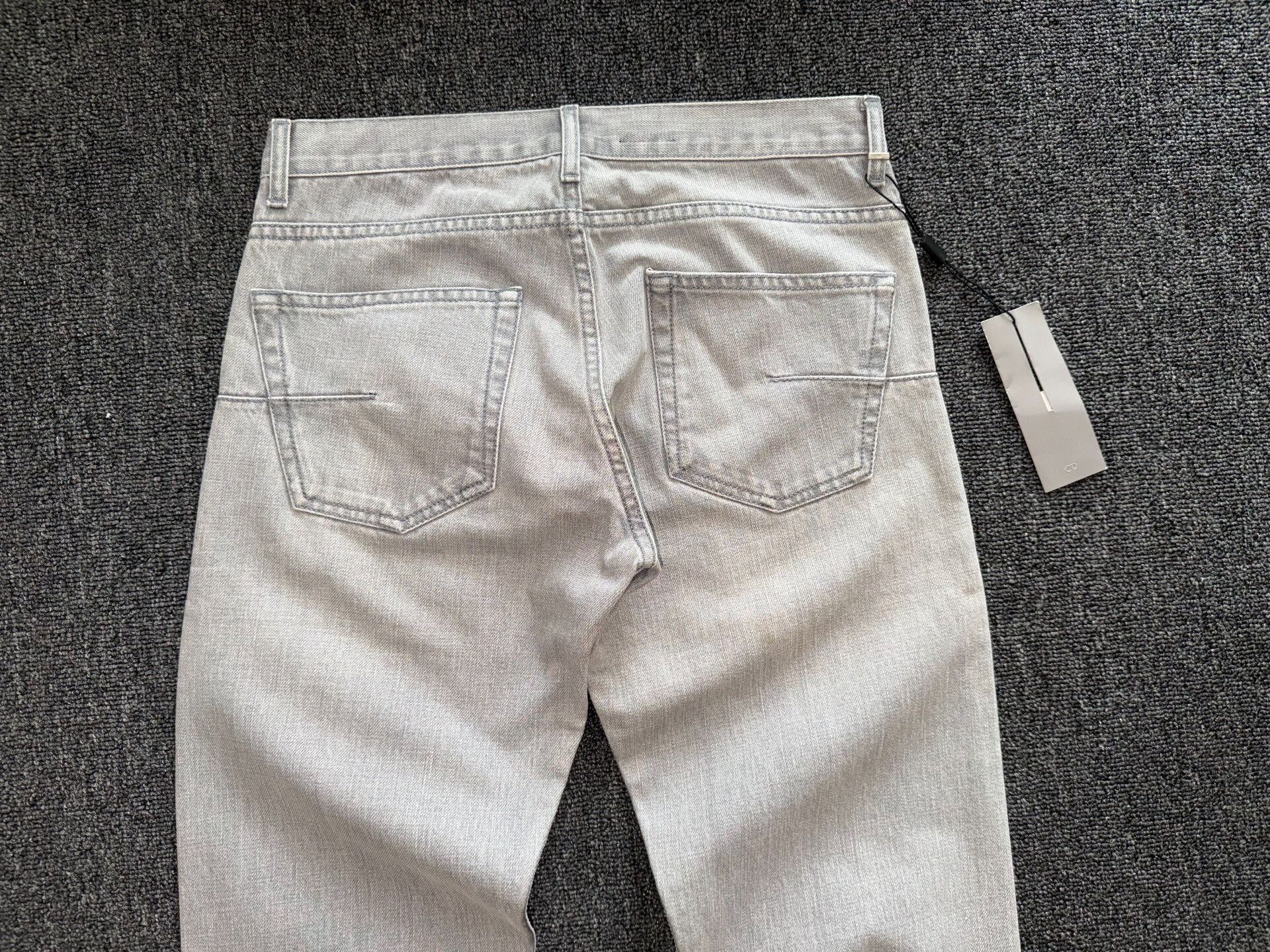 Dior Dior Homme Silver Light Grey Jeans Size US 31 - 5 Thumbnail