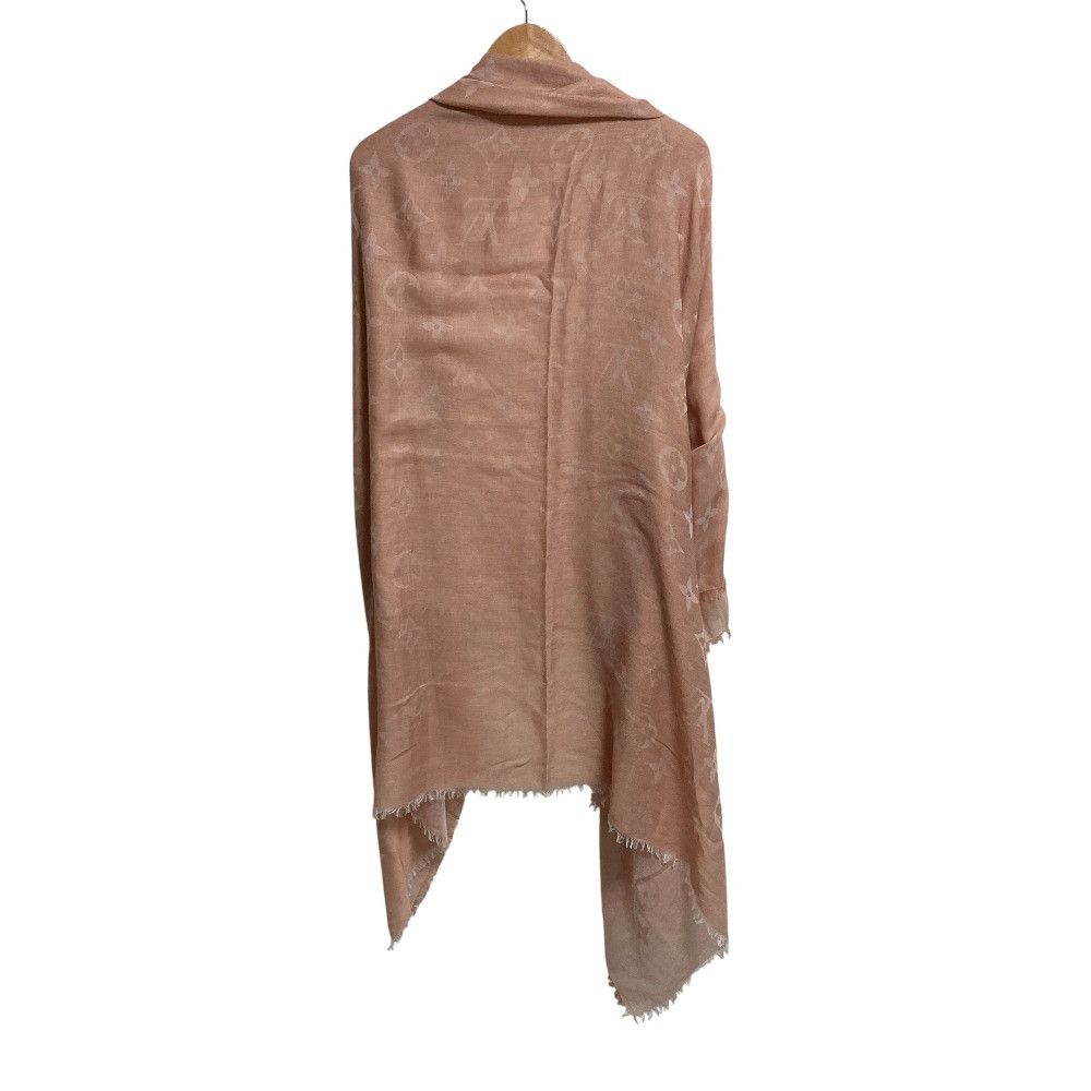 Louis Vuitton Louis Vuitton Louis Vuitton Monogram Silk Wool Stole Textile Shawl M70801 DUTY FREE for USA Size ONE SIZE - 2 Thumbnail