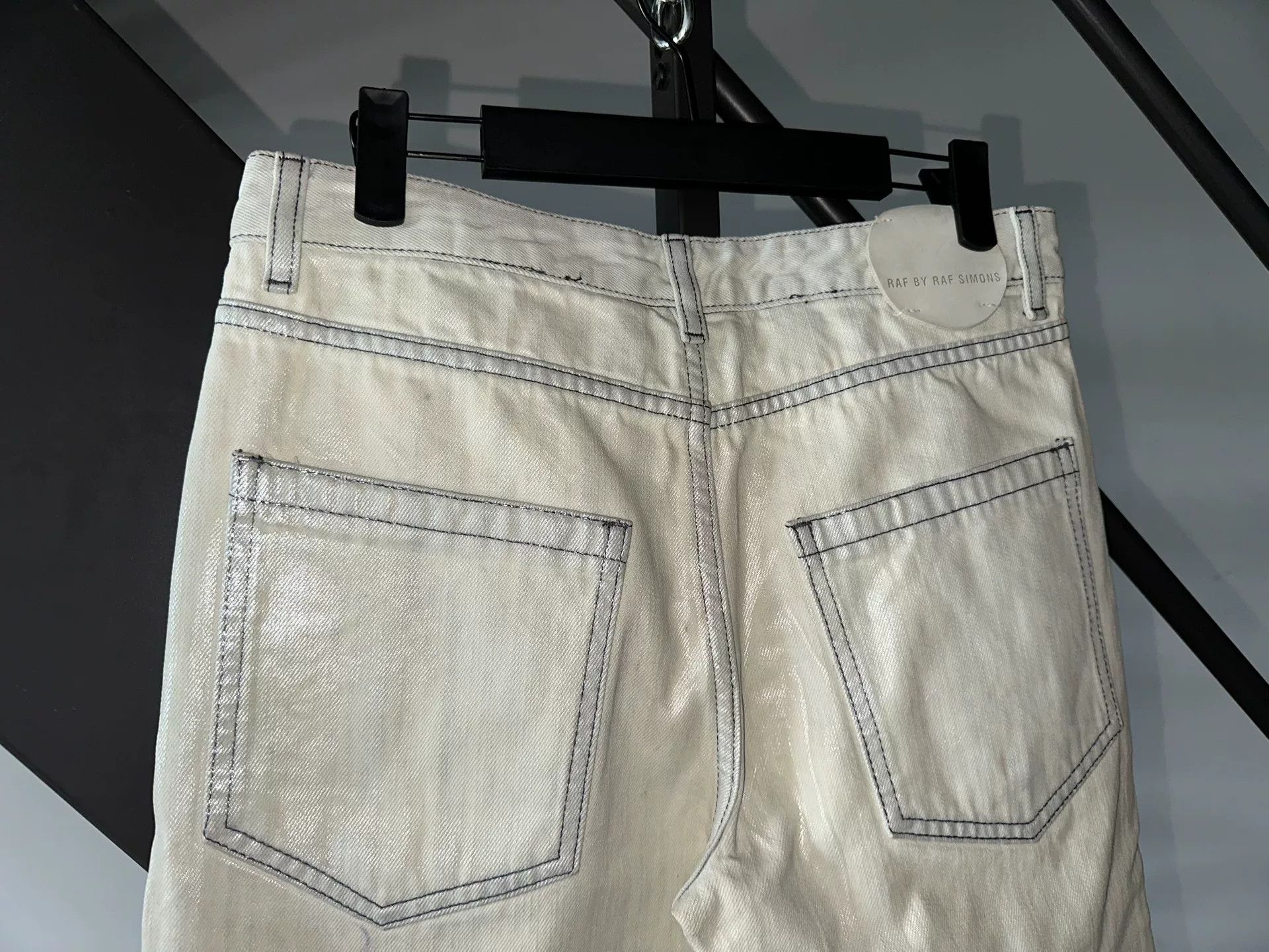 Raf by Raf Simons Raf Simons 07SS Painted Denim Size US 31 - 5 Thumbnail