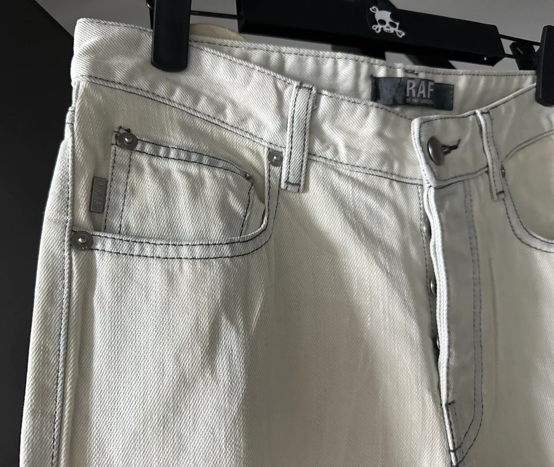 Raf by Raf Simons Raf Simons 07SS Painted Denim Size US 31 - 4 Thumbnail