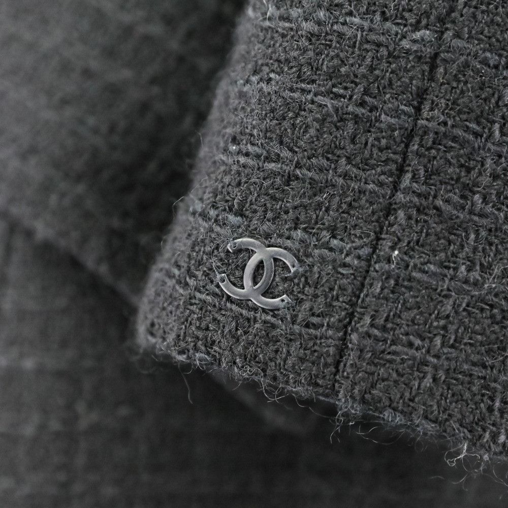 Chanel Chanel Chanel Wool Coat Textile Outerwear P29389 DUTY FREE for USA Size ONE SIZE - 8 Thumbnail