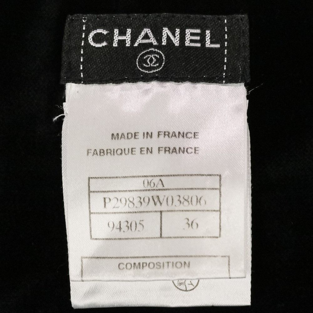 Chanel Chanel Chanel Wool Coat Textile Outerwear P29389 DUTY FREE for USA Size ONE SIZE - 14 Thumbnail