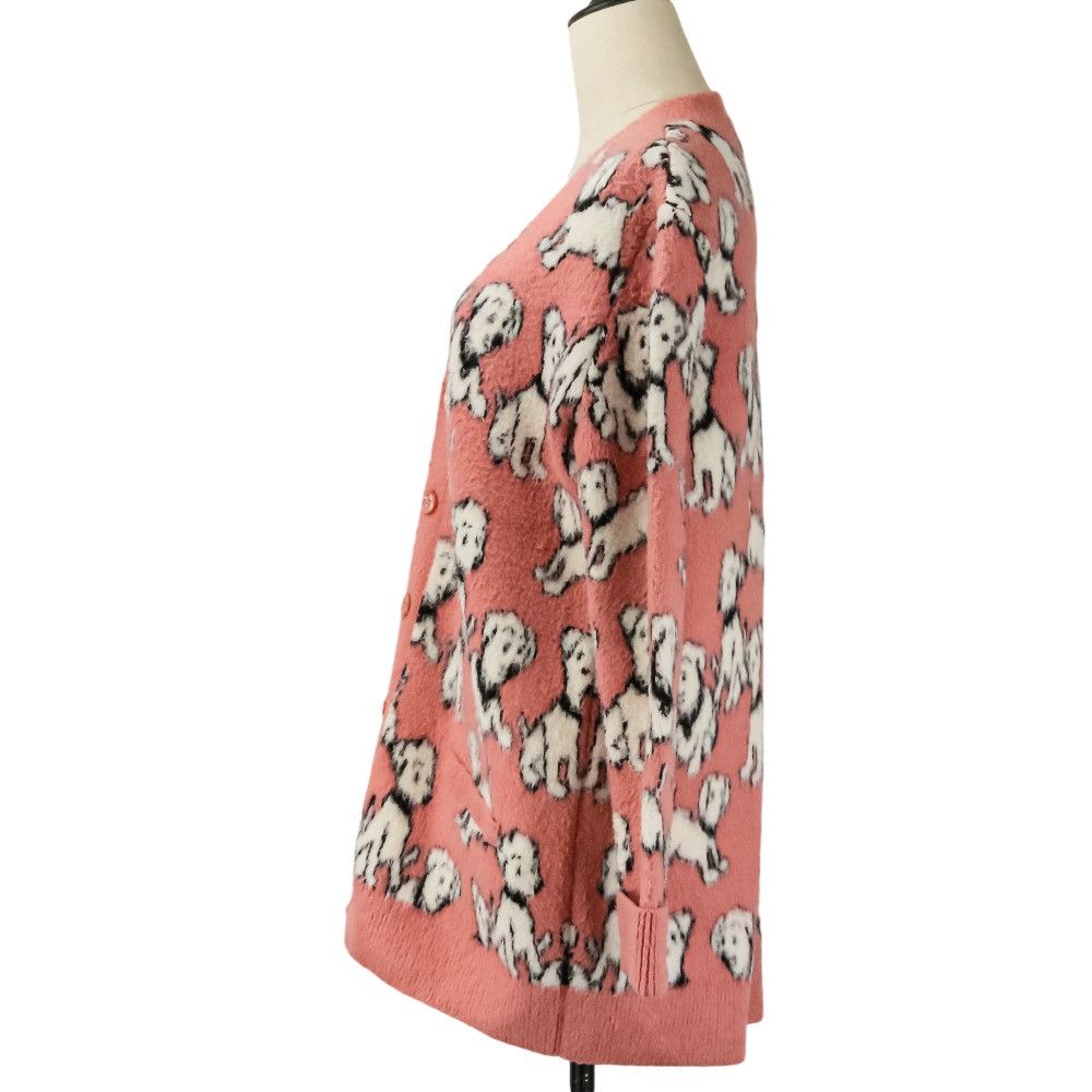 Celine Celine Celine Dalmatian Wool Cardigan Textile Tops 2A94W531Q DUTY FREE for USA Size ONE SIZE - 3 Thumbnail