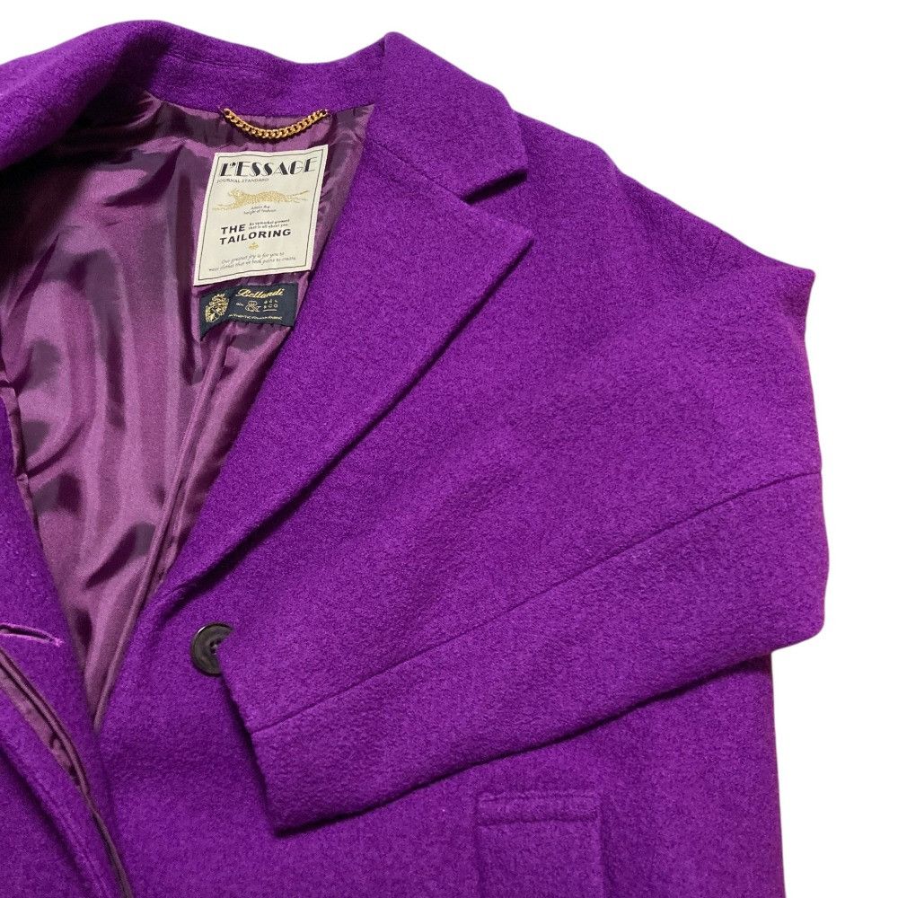 Other Other Journal Standard Lessage Bellandi Pure Wool Coat Textile Outerwear DUTY FREE for USA Size ONE SIZE - 3 Thumbnail