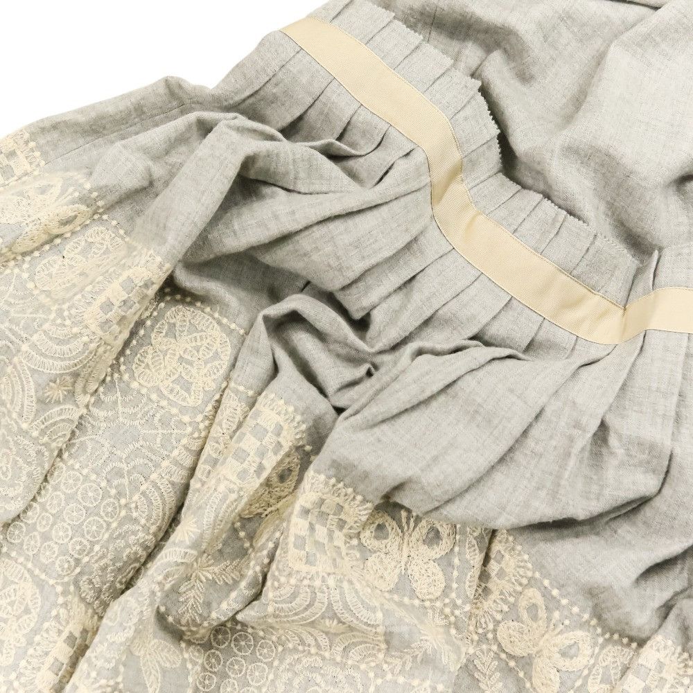 mina perhonen Mina Perhonen mina perhonen FOREST TILE Embroidery Dress Textile Dresses QA3907 DUTY FREE for USA Size ONE SIZE - 8 Thumbnail