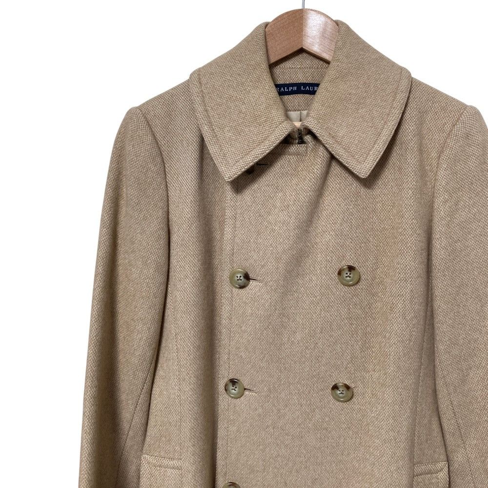 Ralph Lauren Ralph Lauren Ralph Lauren Camel Double Breasted Long Coat Textile Outerwear DUTY FREE for USA Size ONE SIZE - 3 Thumbnail