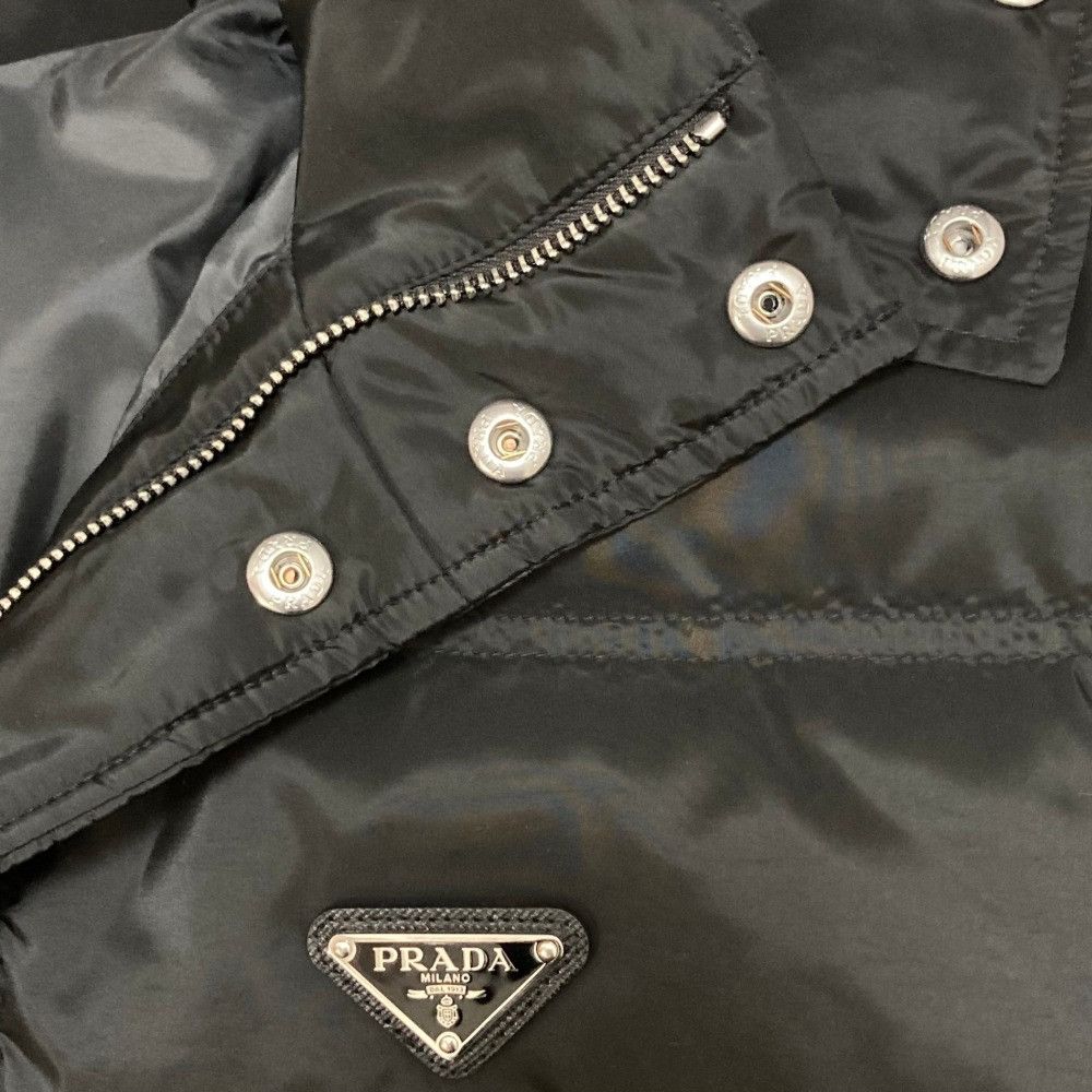 Prada Prada Prada Down Hooded Jacket Textile Outerwear SGH070R232106O DUTY FREE for USA Size ONE SIZE - 6 Thumbnail