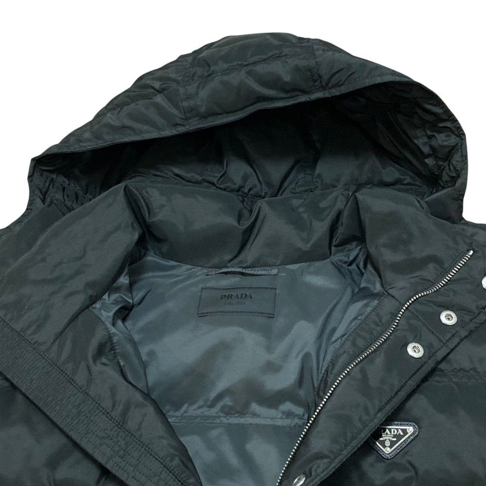 Prada Prada Prada Down Hooded Jacket Textile Outerwear SGH070R232106O DUTY FREE for USA Size ONE SIZE - 5 Thumbnail