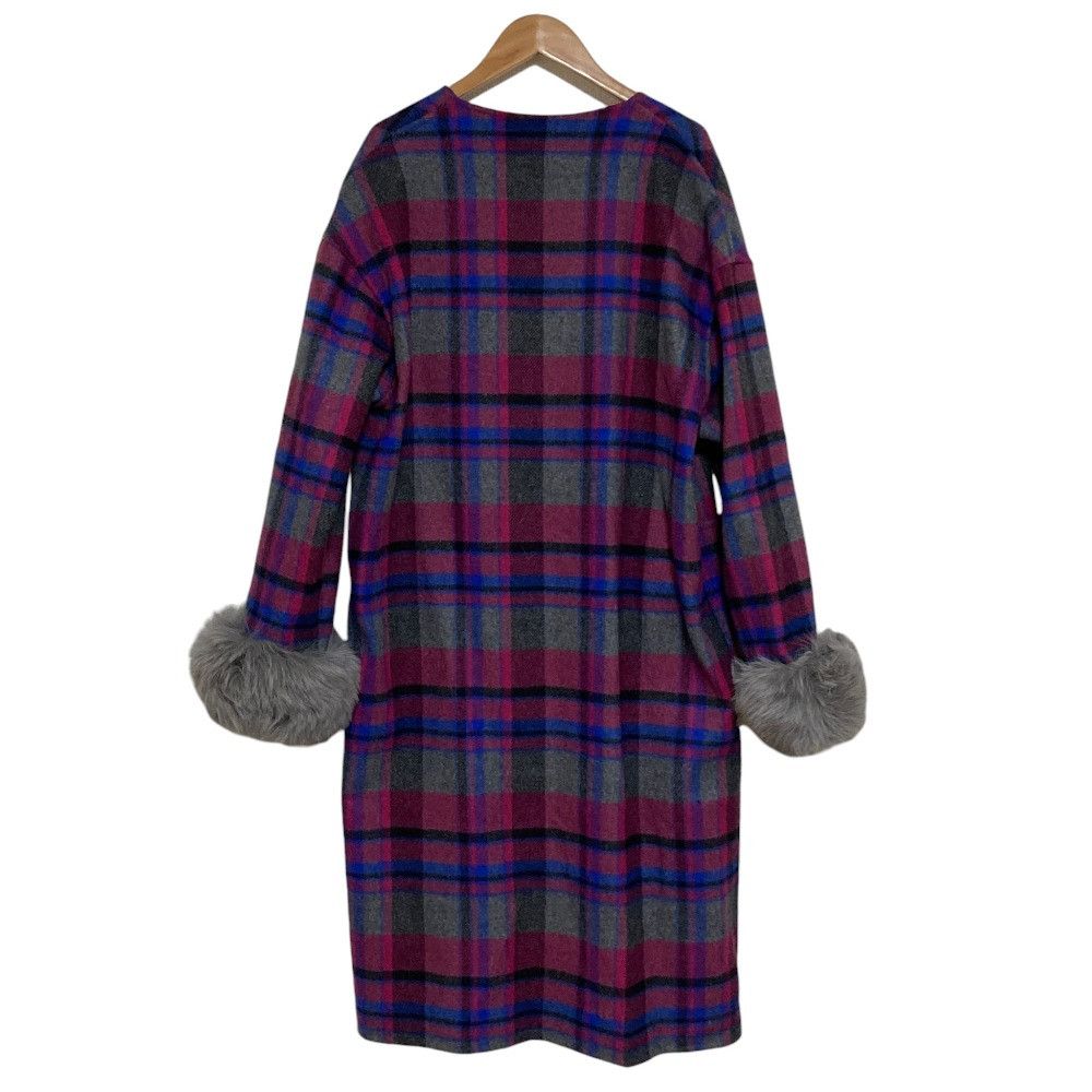 Other Other GRACE CONTINENTAL Wool Blend Reversible Coat Textile Outerwear DUTY FREE for USA Size ONE SIZE - 5 Thumbnail