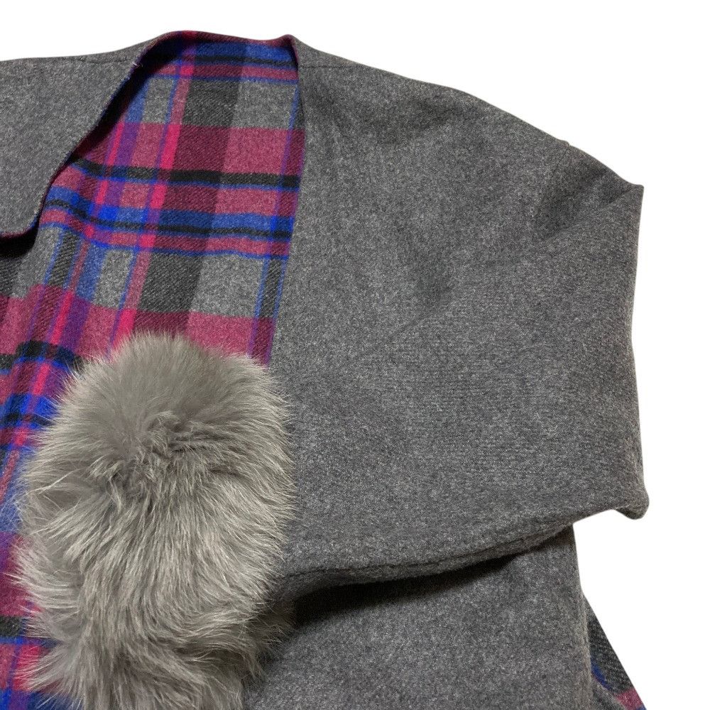 Other Other GRACE CONTINENTAL Wool Blend Reversible Coat Textile Outerwear DUTY FREE for USA Size ONE SIZE - 7 Thumbnail