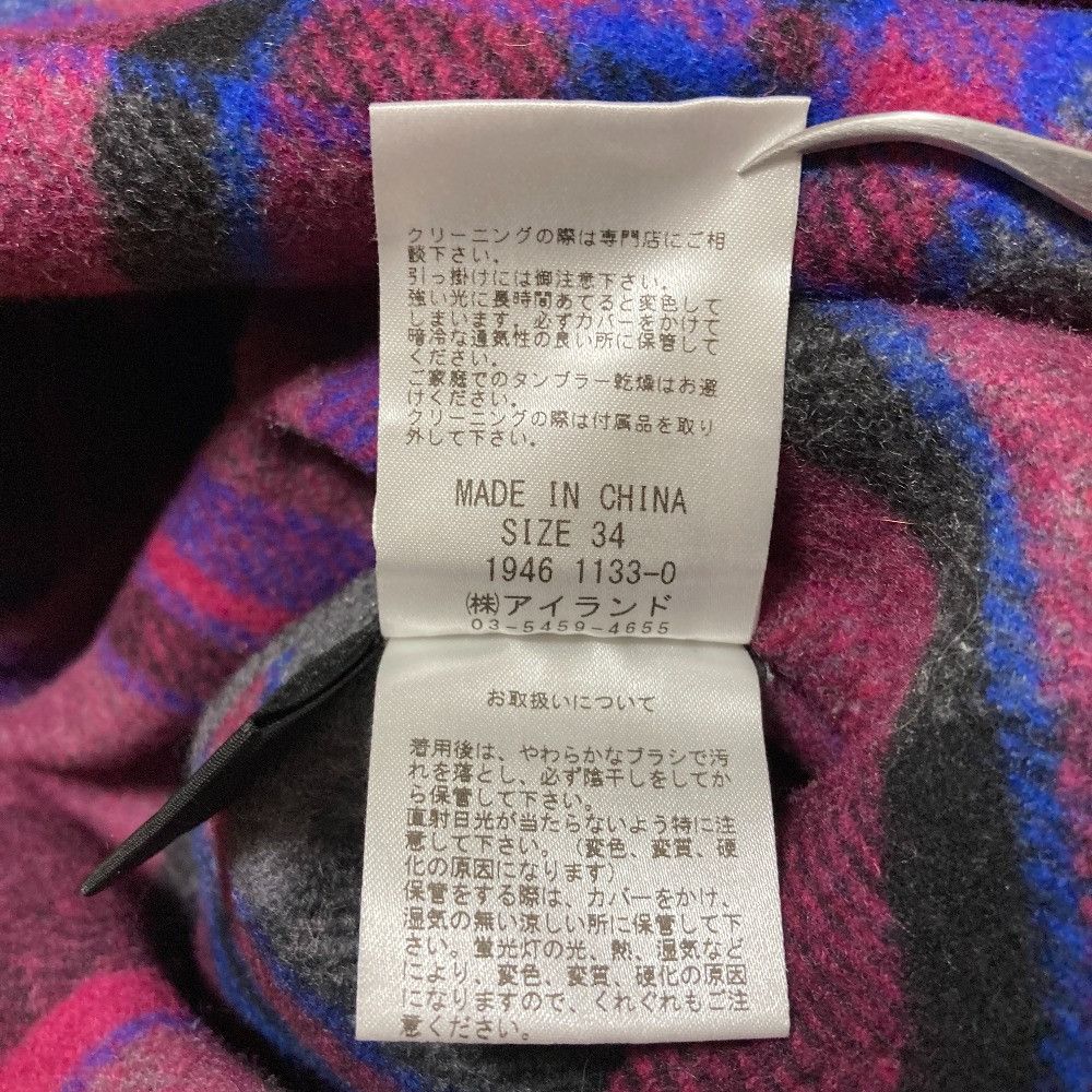 Other Other GRACE CONTINENTAL Wool Blend Reversible Coat Textile Outerwear DUTY FREE for USA Size ONE SIZE - 11 Thumbnail