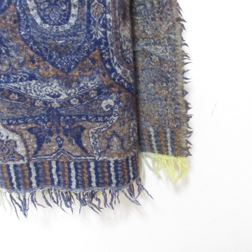 Other 45 45R Indian Wool Jacquard Fringe Stole Others Shawl DUTY FREE for USA Size ONE SIZE - 6 Thumbnail
